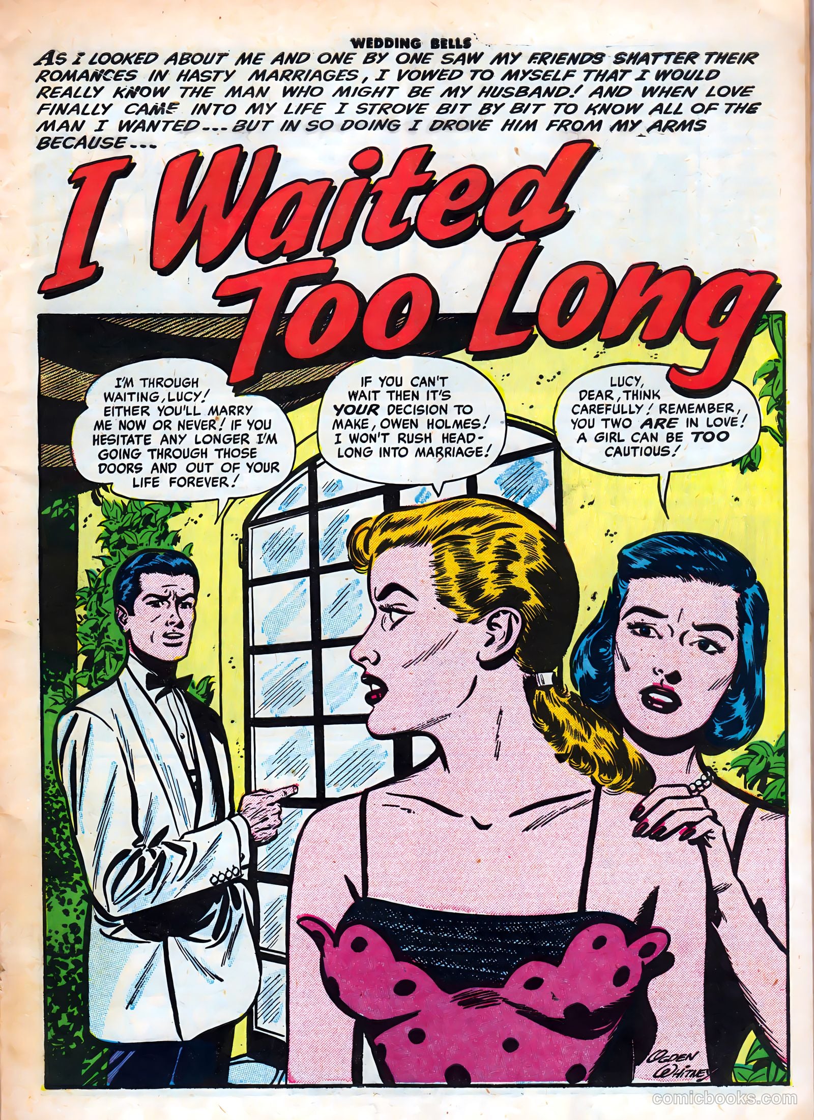 Wedding Bells #2 (1954) — page 3 of 37