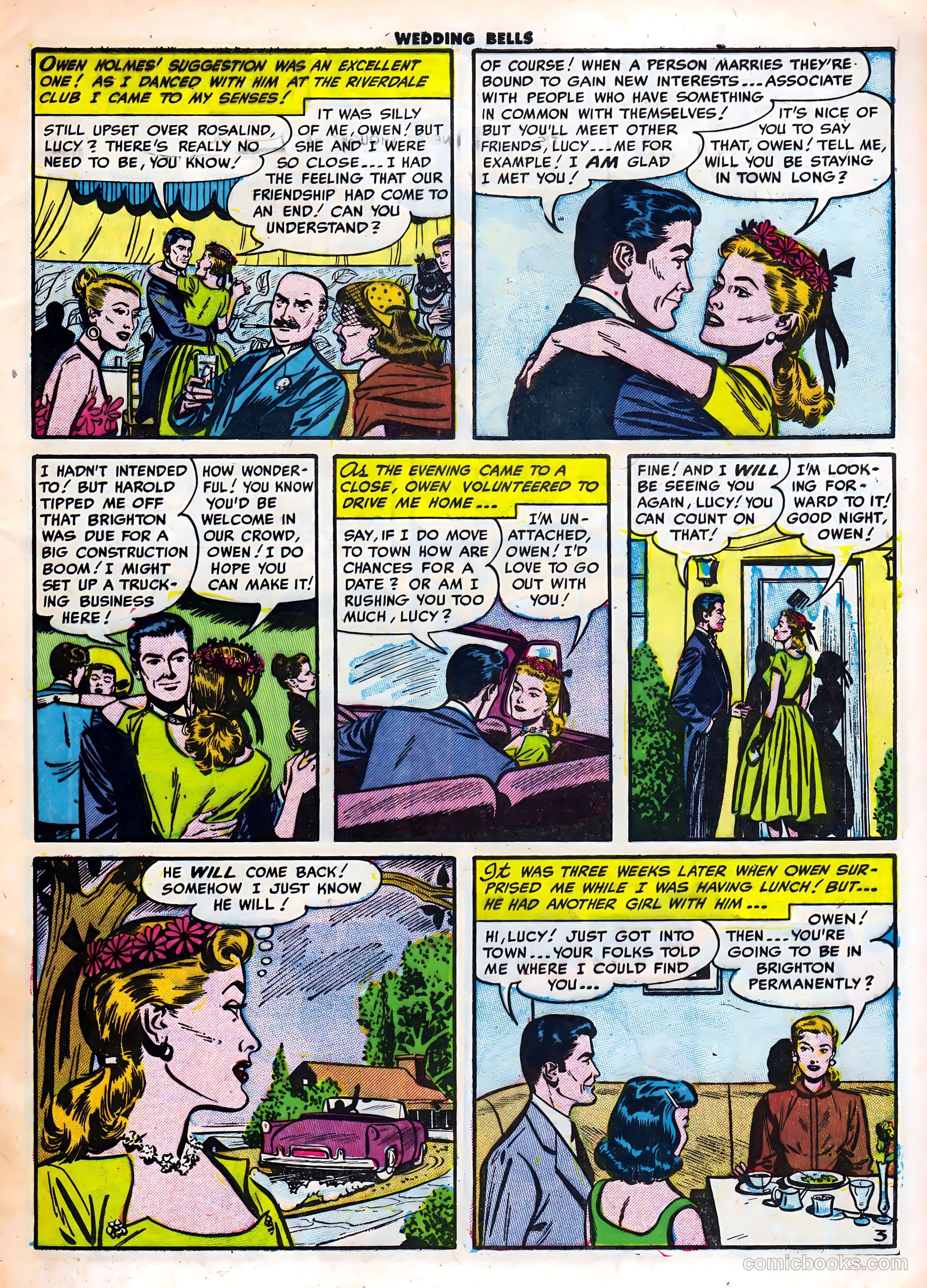 Wedding Bells #2 (1954) — page 5 of 37