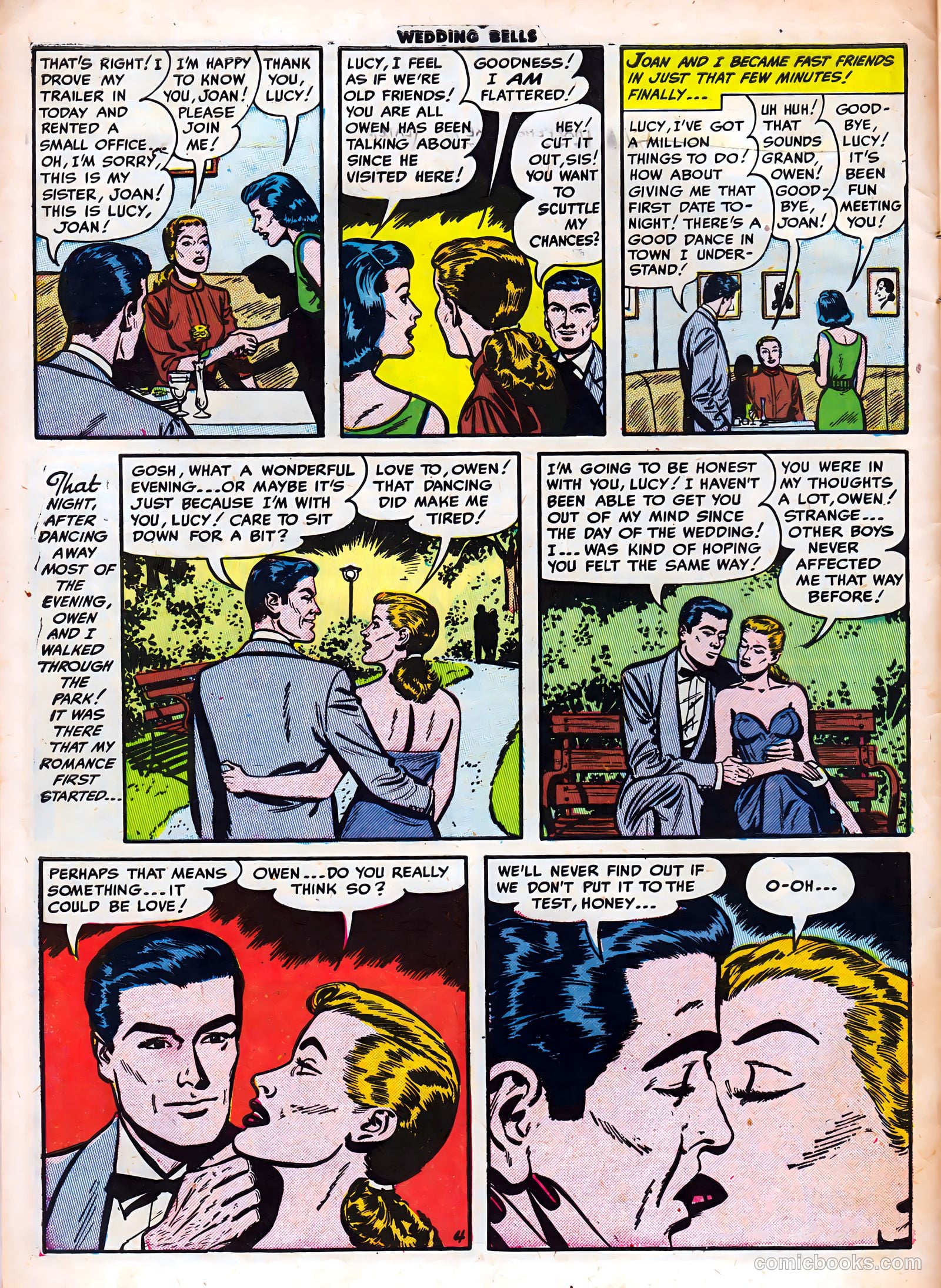 Wedding Bells #2 (1954) — page 6 of 37