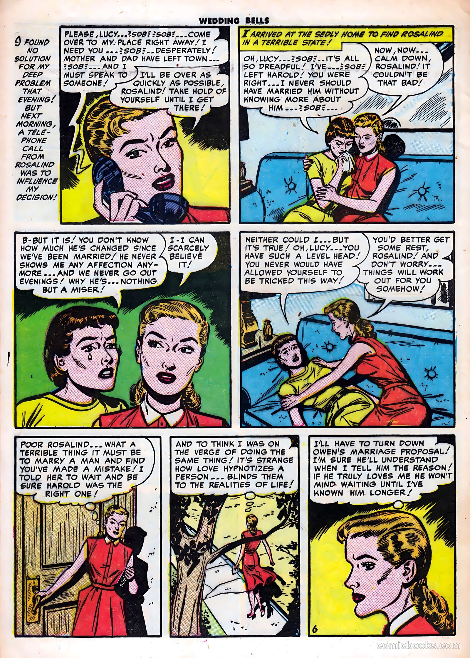 Wedding Bells #2 (1954) — page 8 of 37