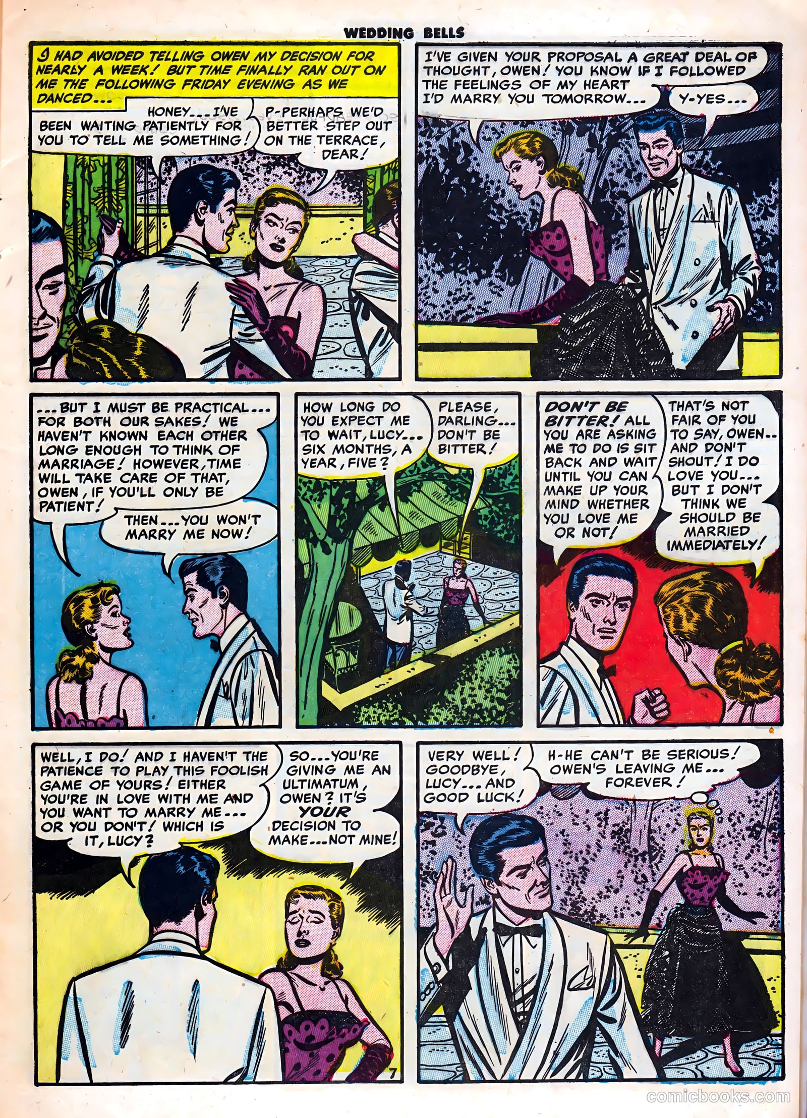 Wedding Bells #2 (1954) — page 9 of 37