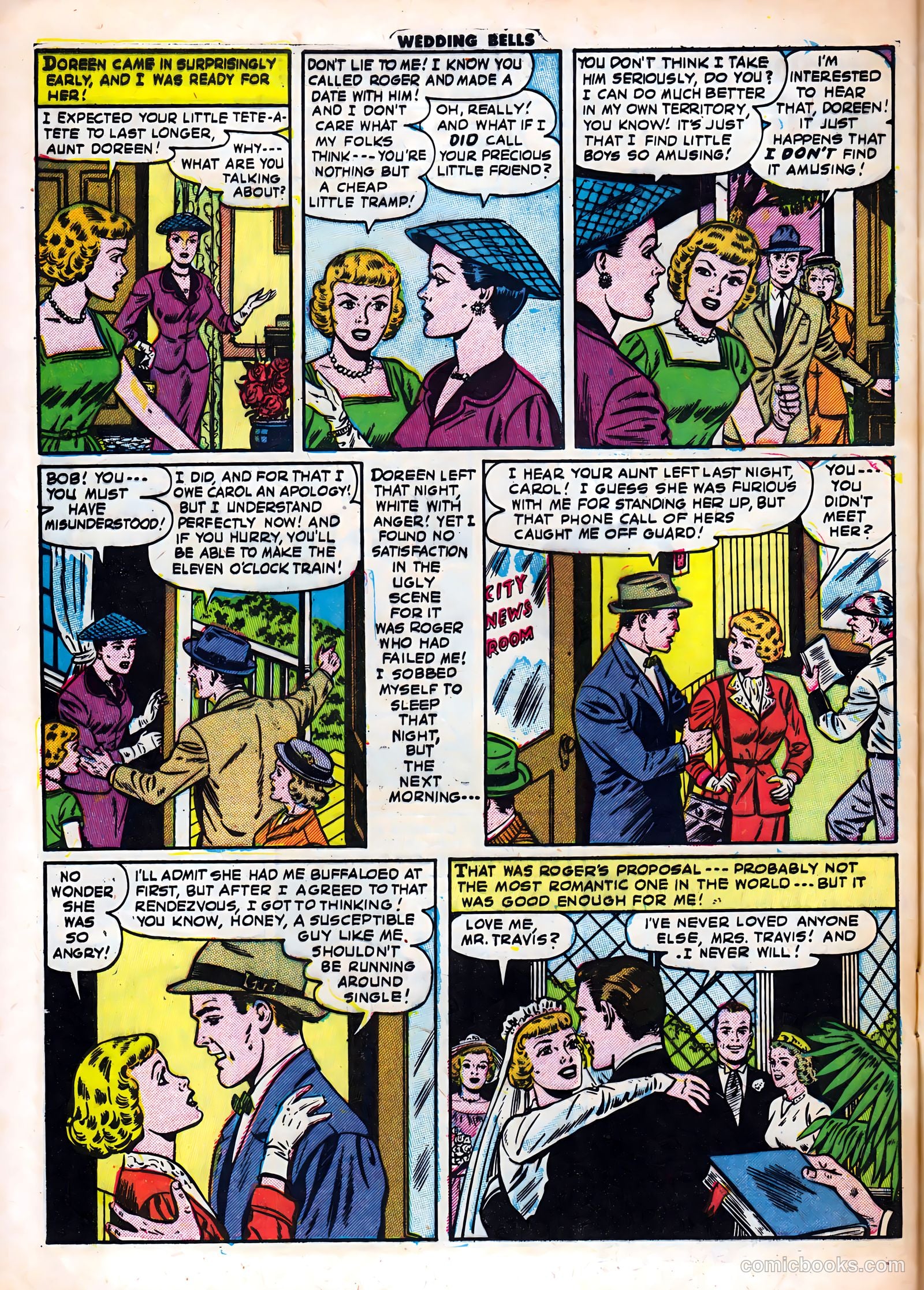Wedding Bells #2 (1954) — page 32 of 37