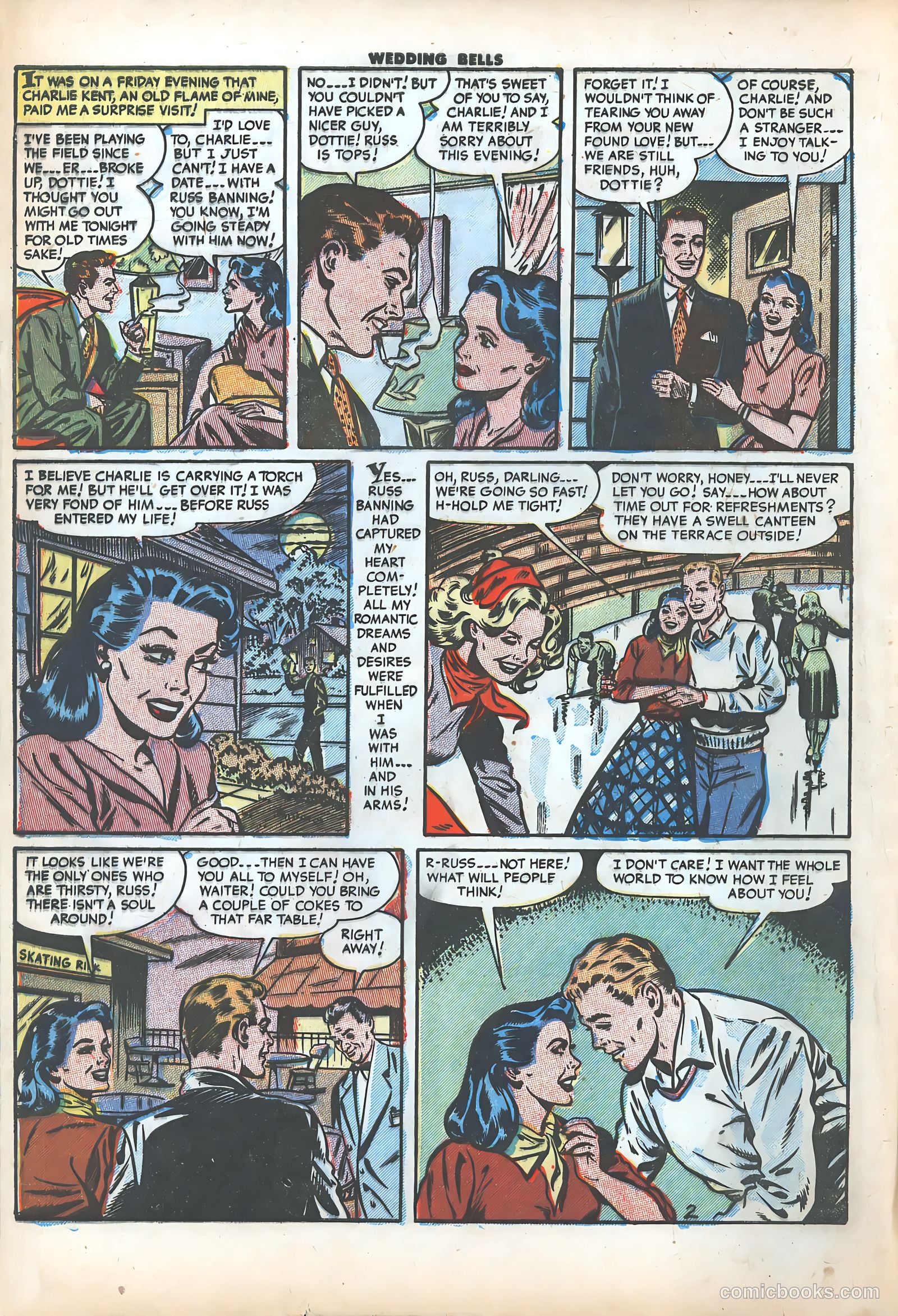 Wedding Bells #3 (1954) — page 4 of 36