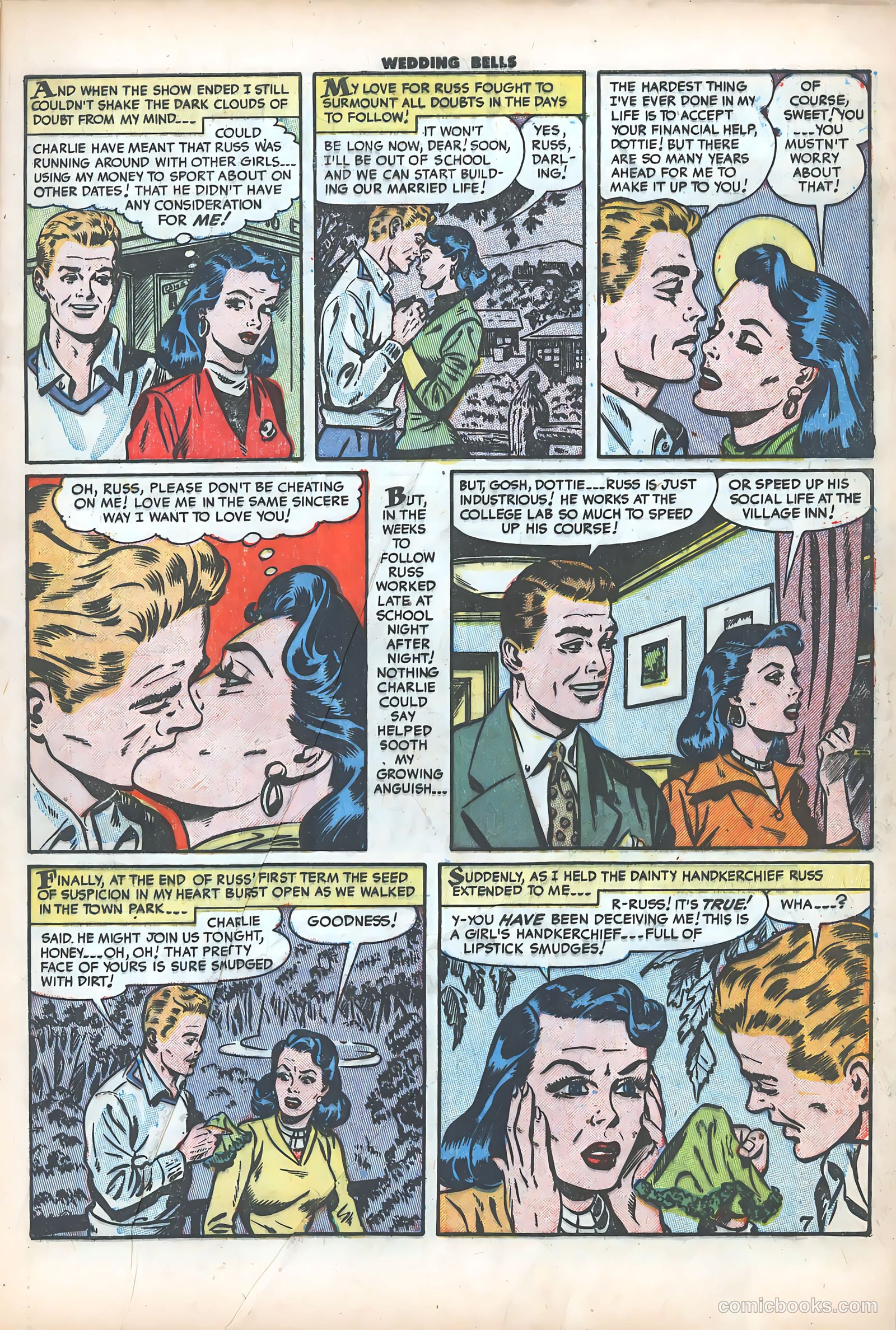 Wedding Bells #3 (1954) — page 9 of 36