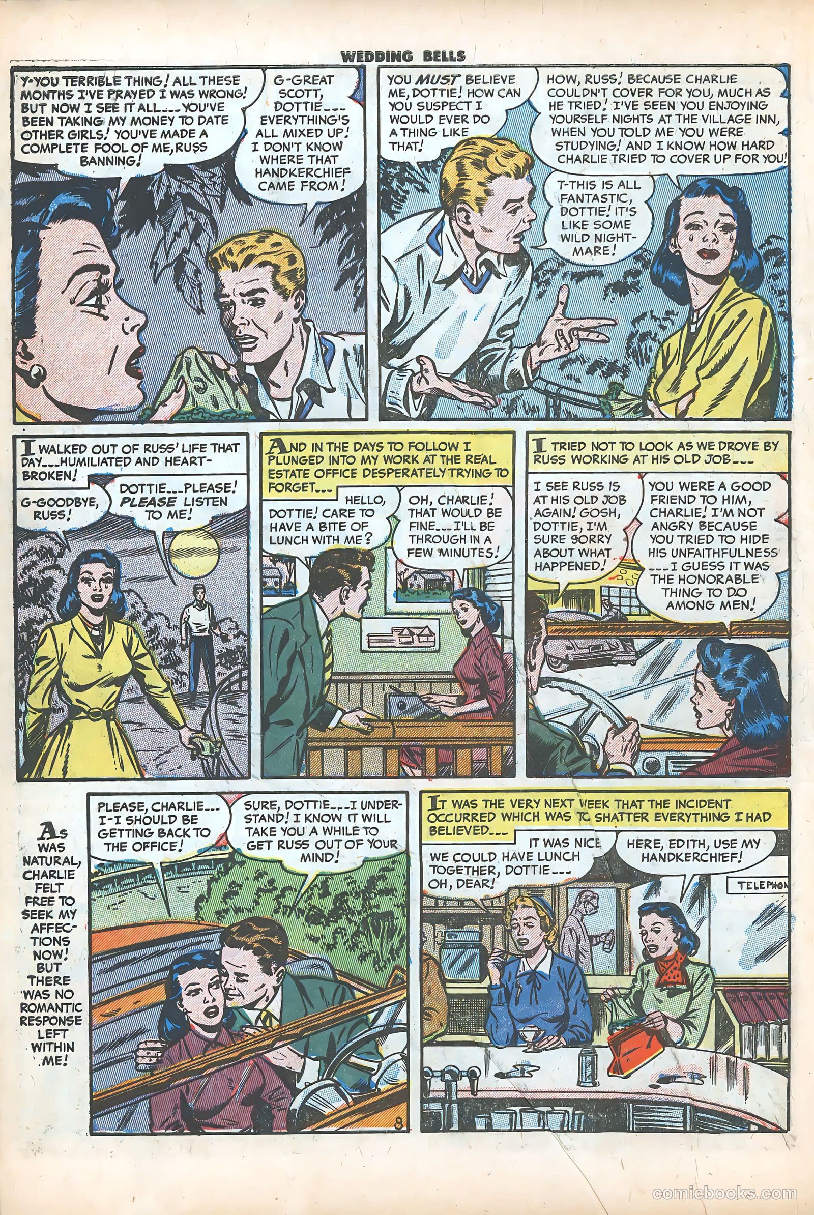 Wedding Bells #3 (1954) — page 10 of 36