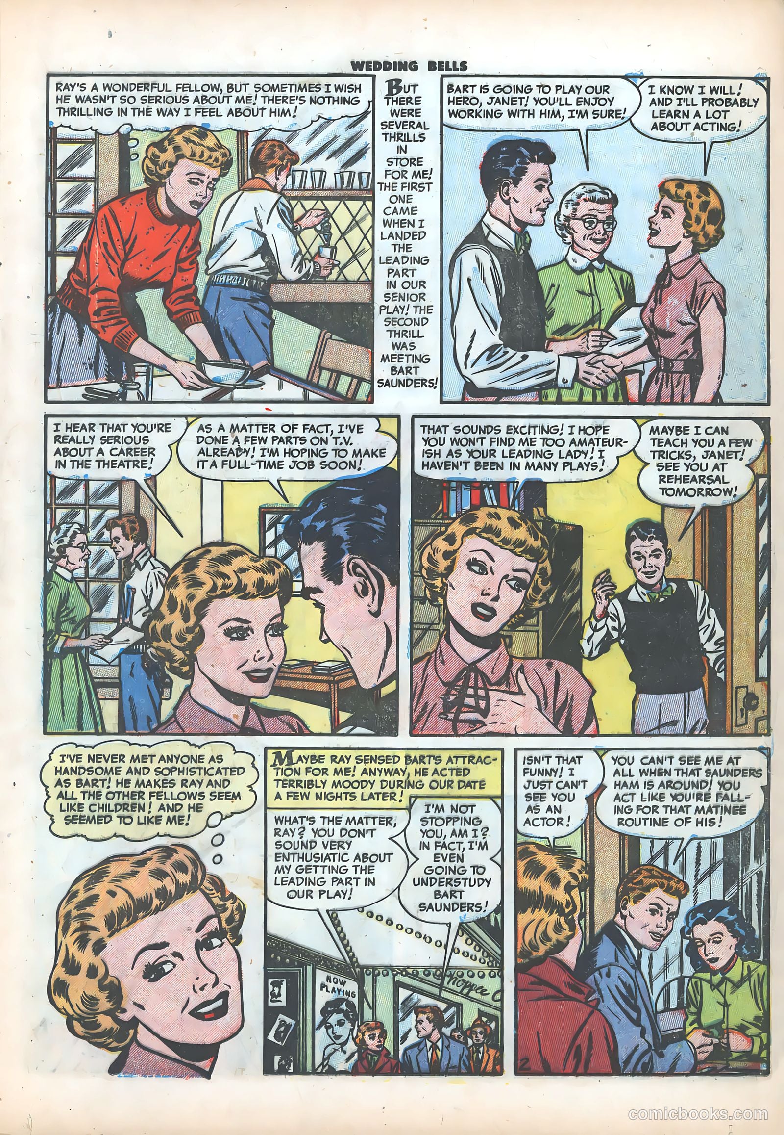 Wedding Bells #3 (1954) — page 13 of 36