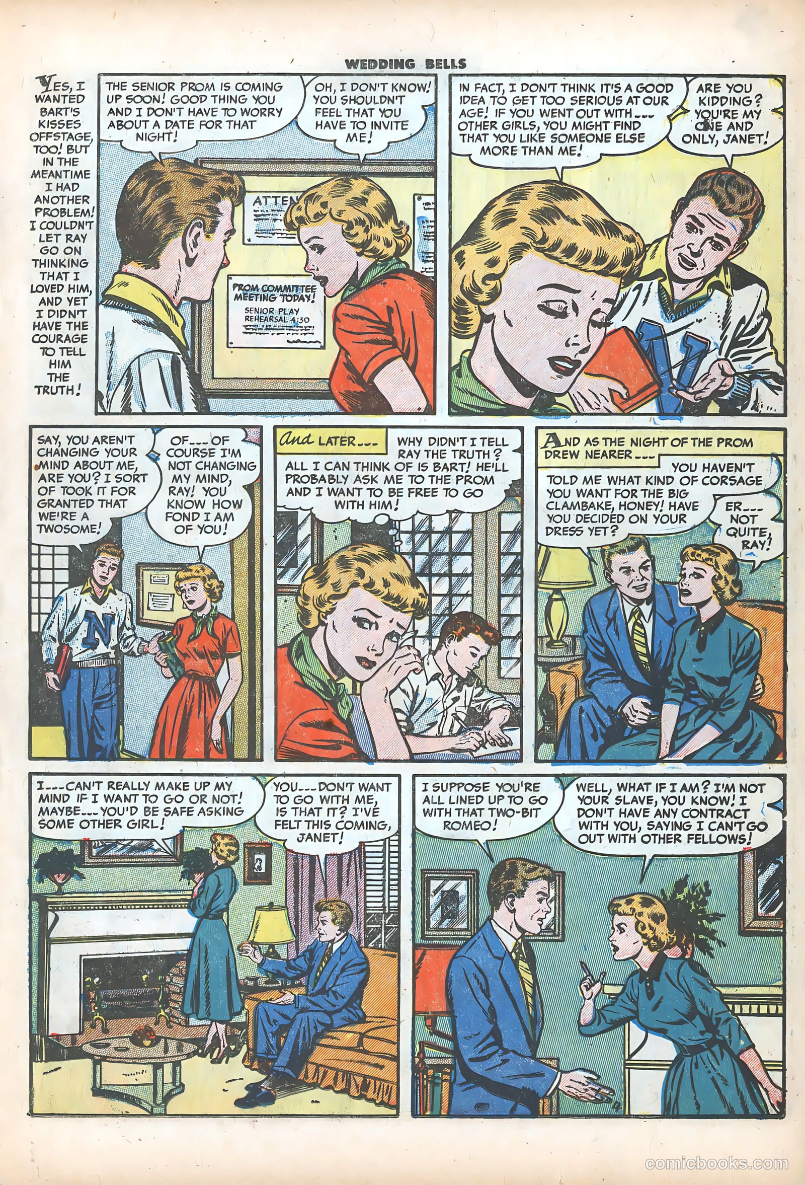 Wedding Bells #3 (1954) — page 15 of 36