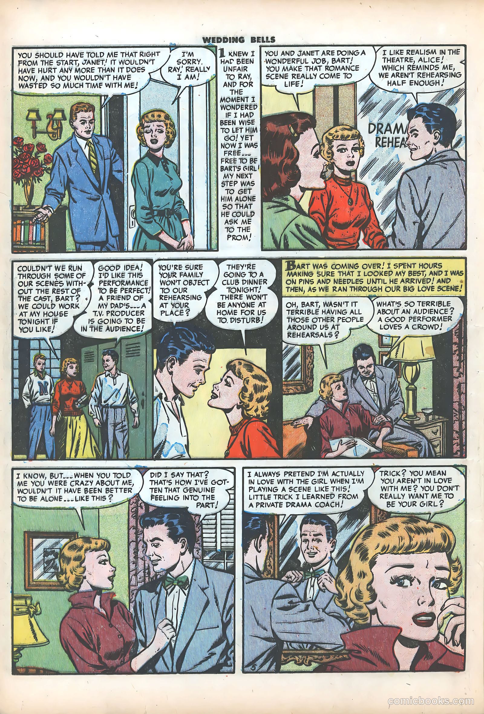 Wedding Bells #3 (1954) — page 16 of 36
