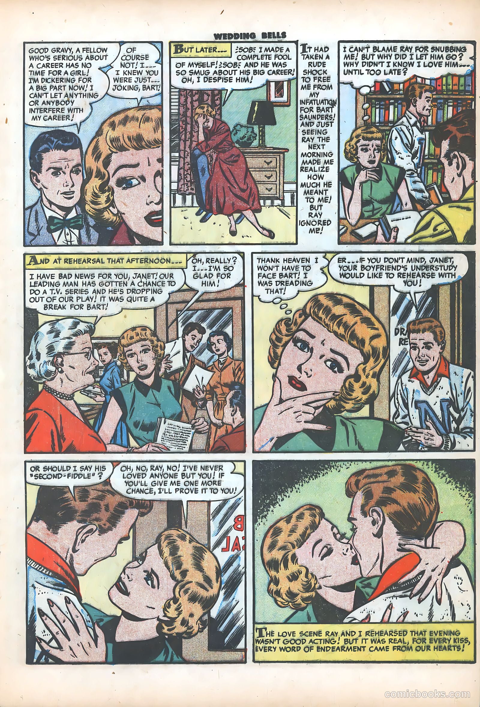 Wedding Bells #3 (1954) — page 17 of 36