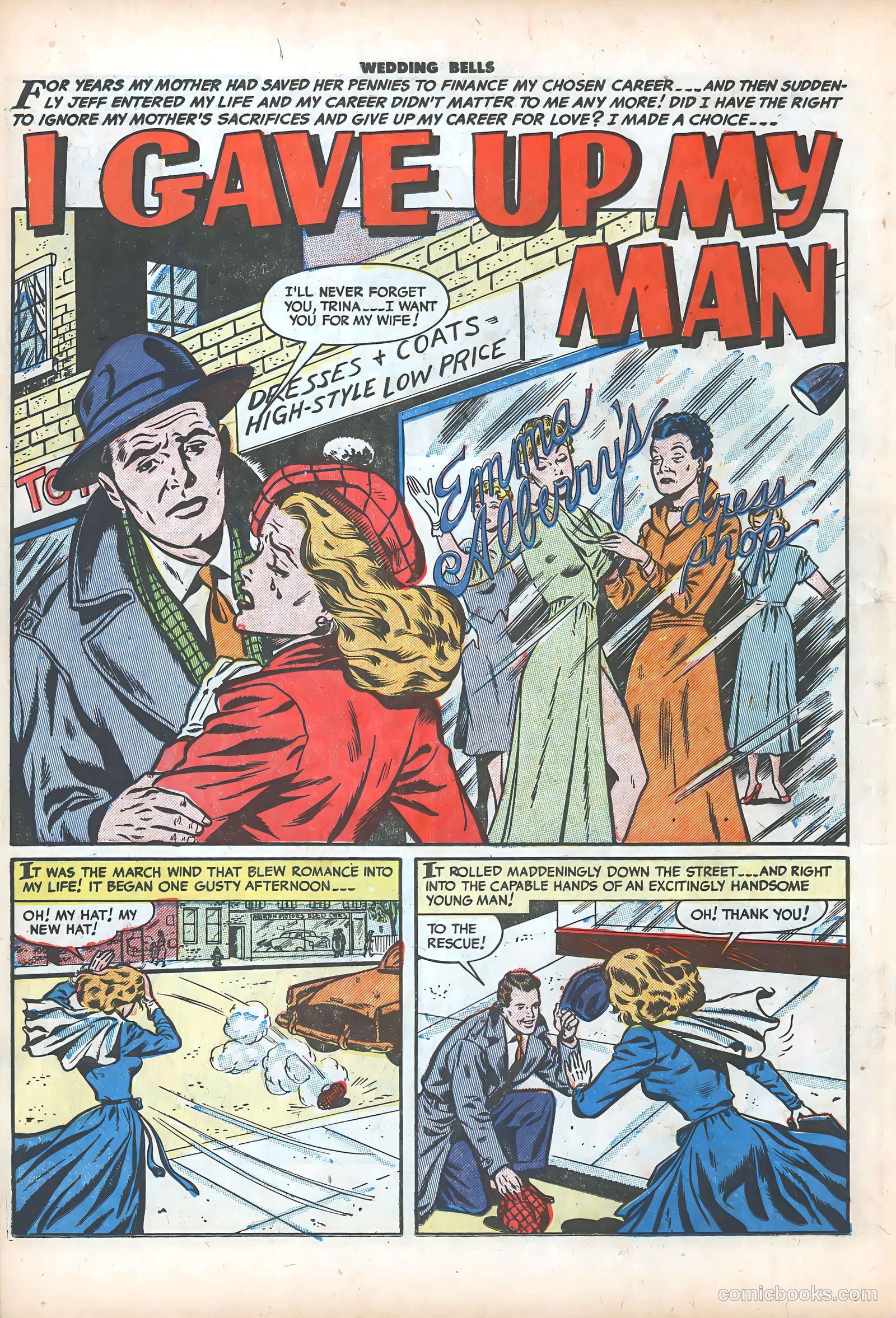 Wedding Bells #3 (1954) — page 18 of 36