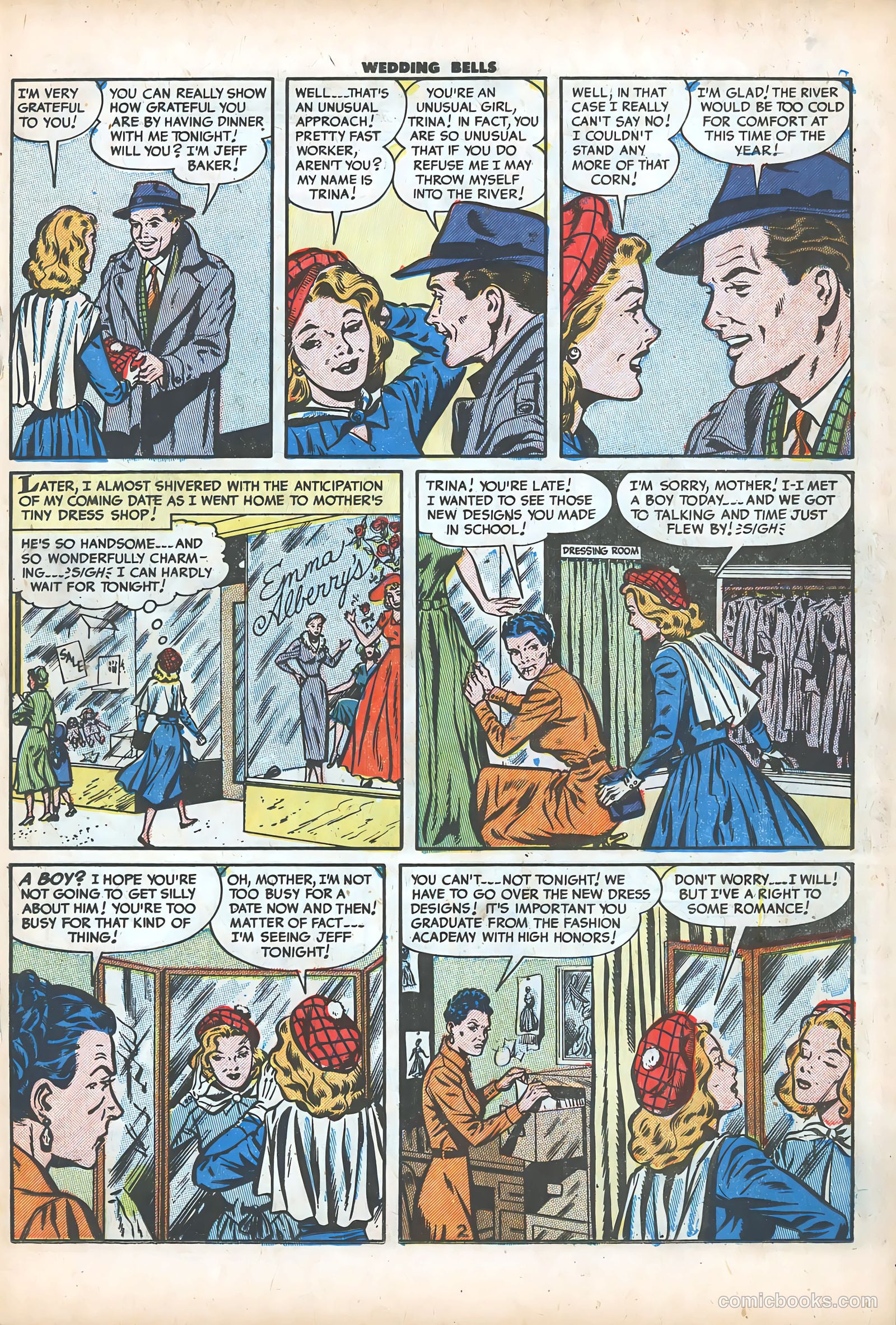 Wedding Bells #3 (1954) — page 19 of 36