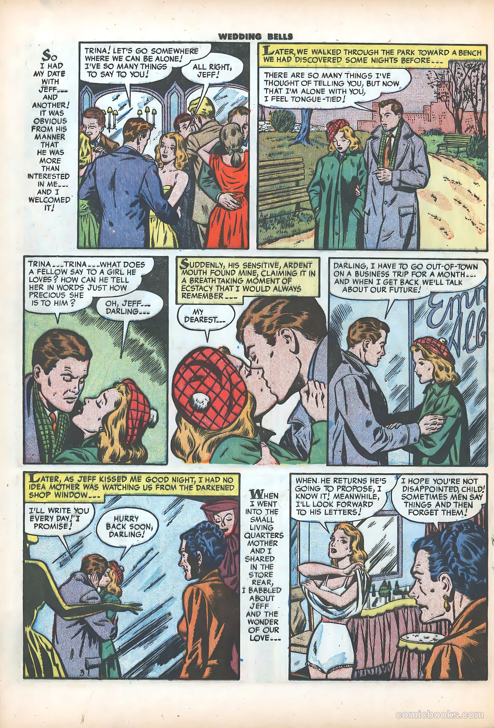 Wedding Bells #3 (1954) — page 20 of 36