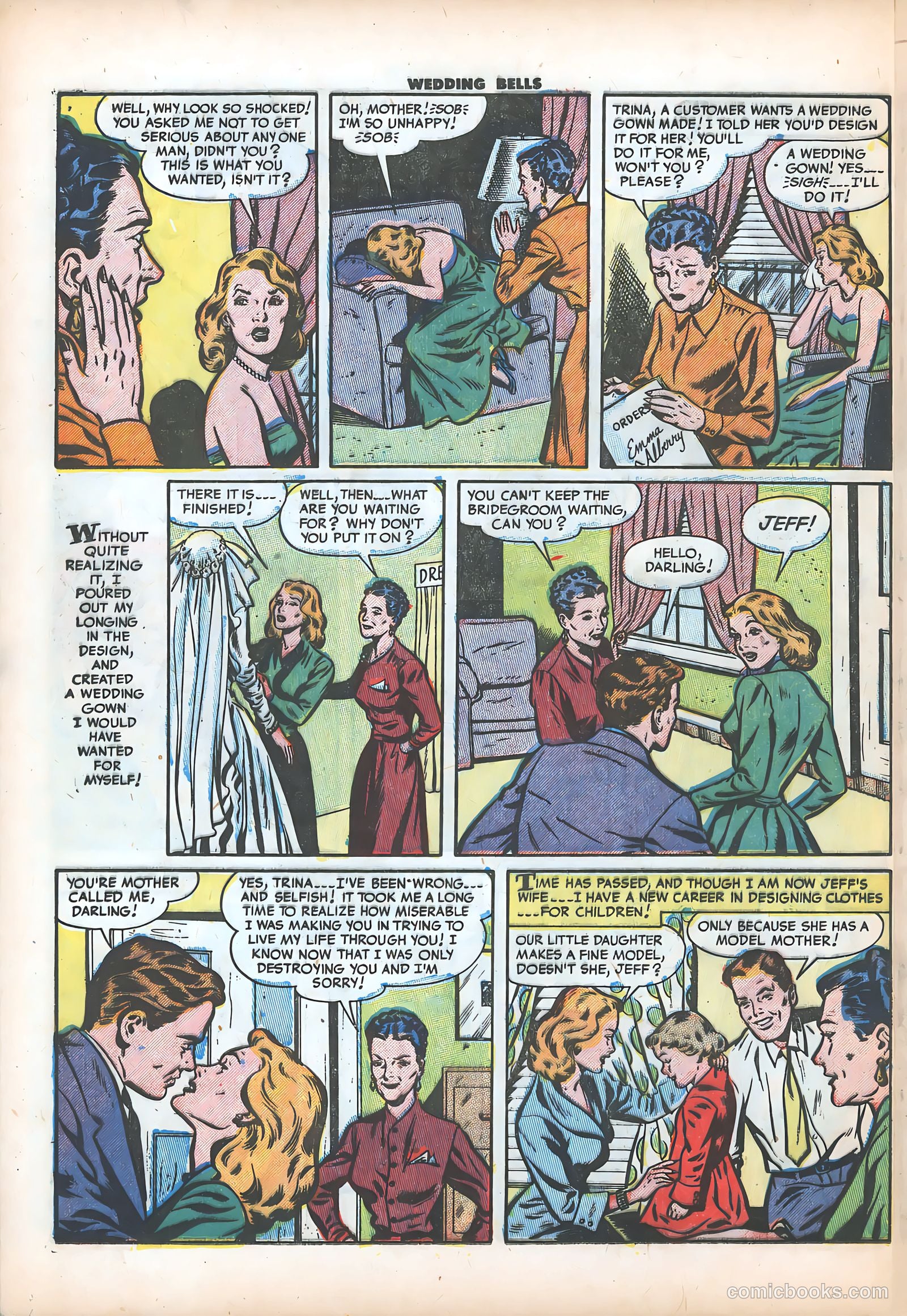 Wedding Bells #3 (1954) — page 24 of 36