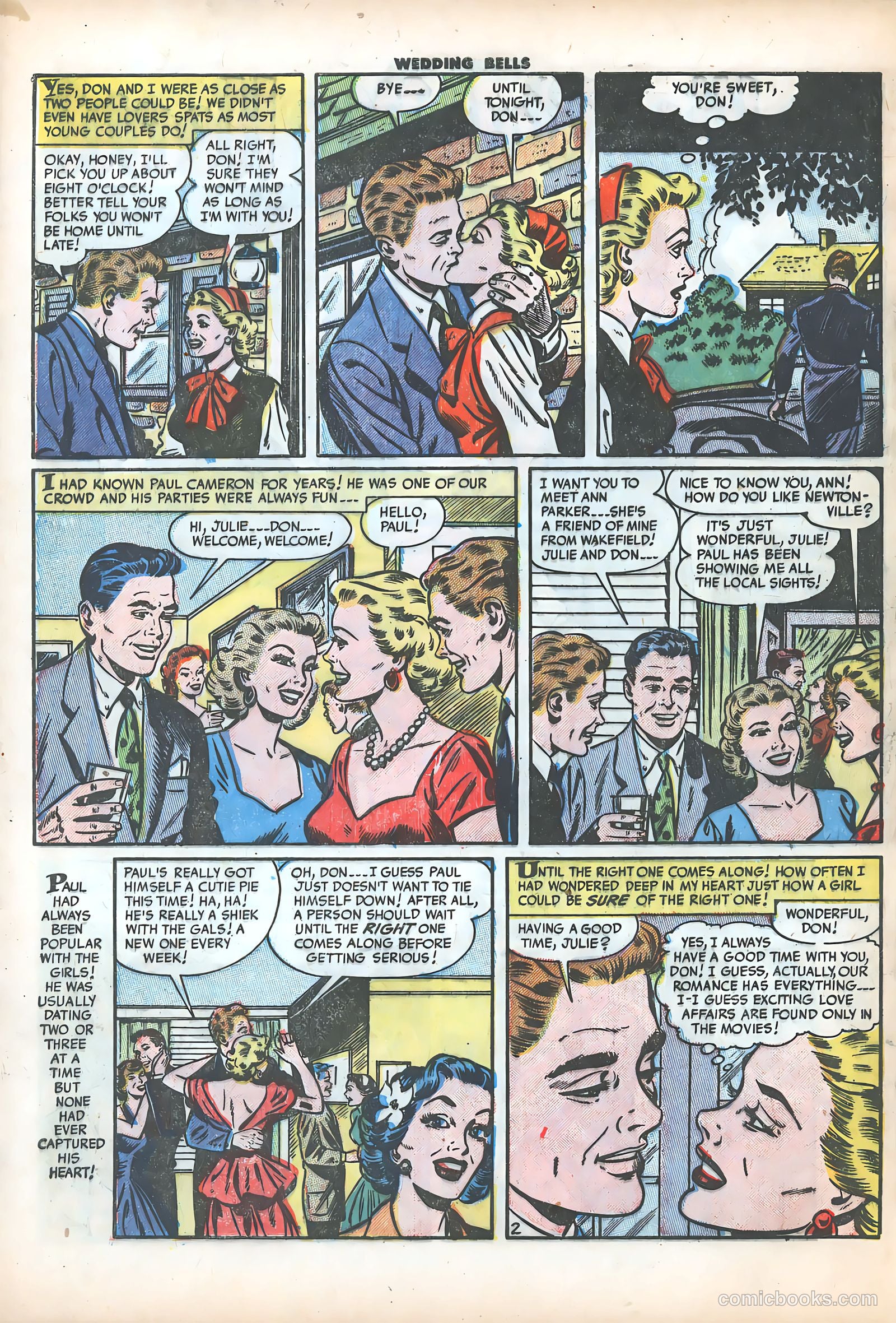 Wedding Bells #3 (1954) — page 28 of 36