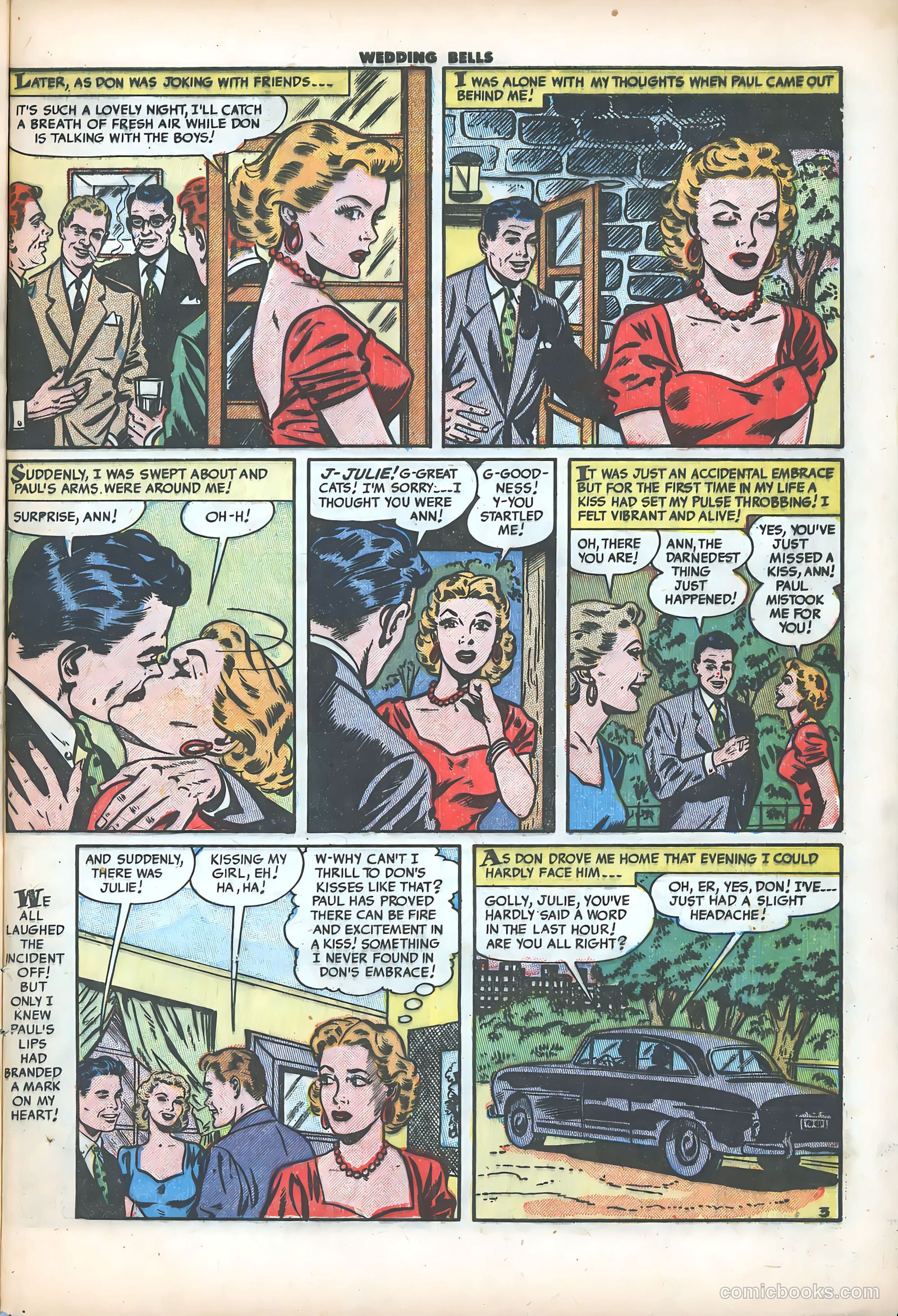 Wedding Bells #3 (1954) — page 29 of 36