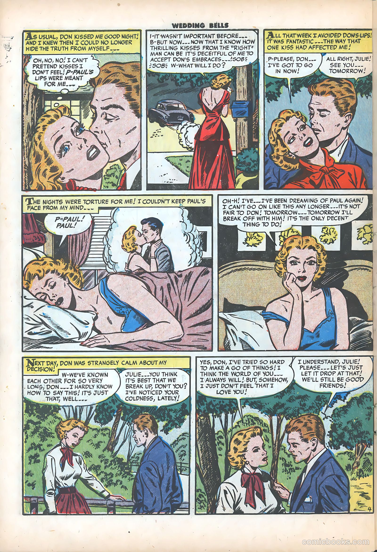 Wedding Bells #3 (1954) — page 30 of 36