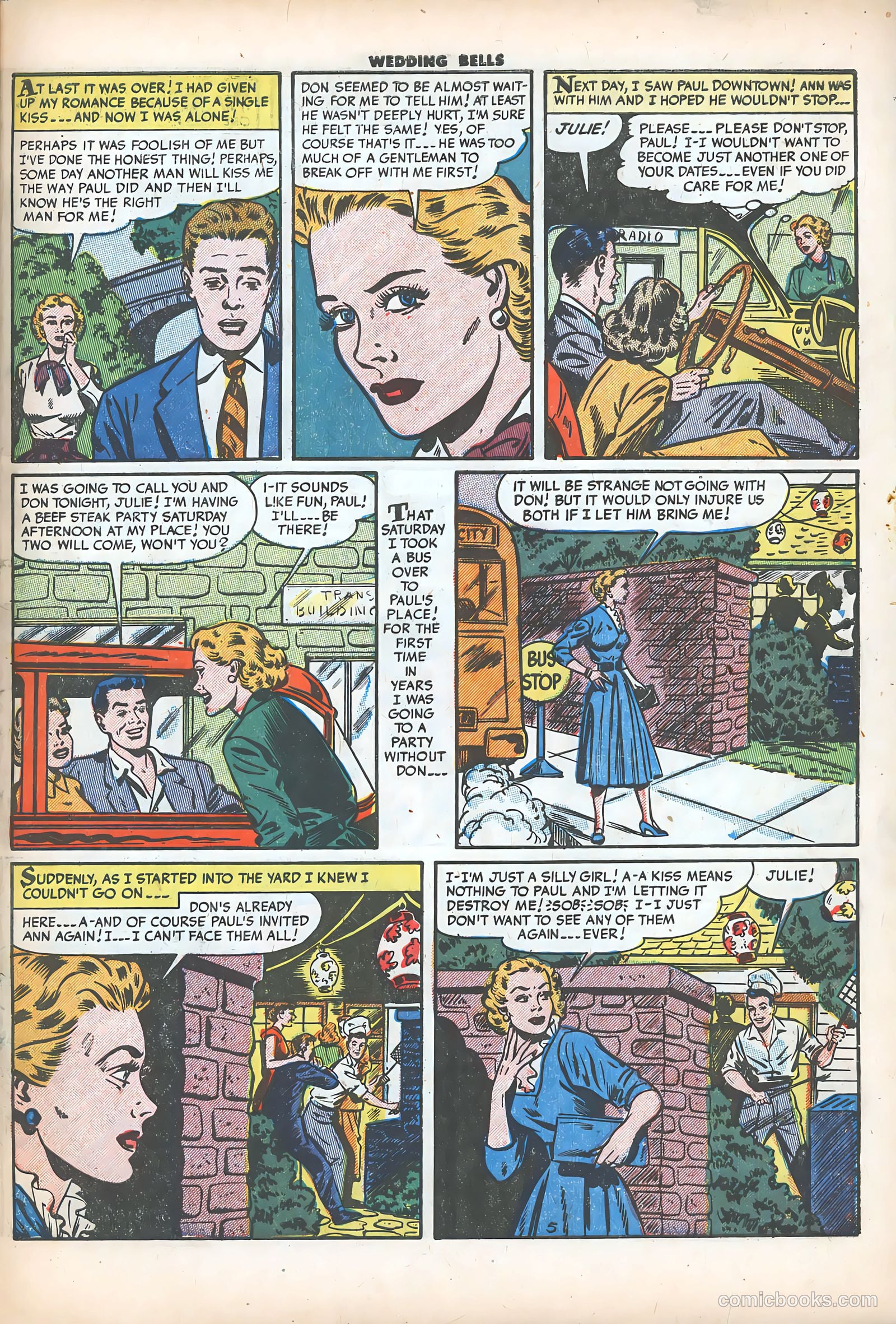 Wedding Bells #3 (1954) — page 31 of 36