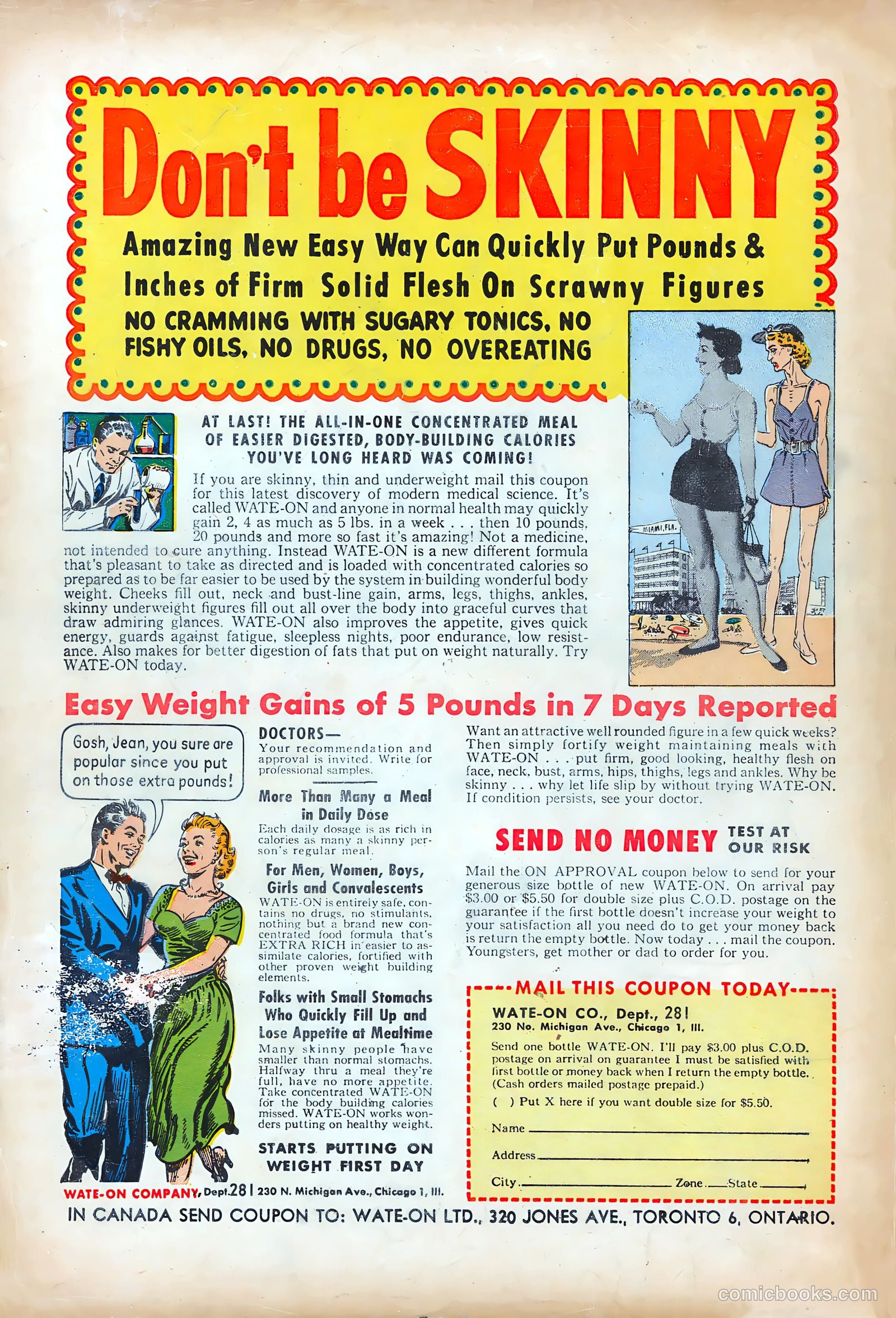 Wedding Bells #3 (1954) — page 36 of 36