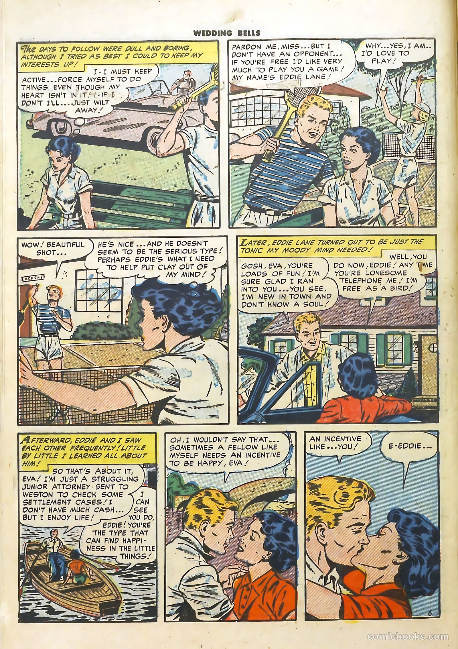 Wedding Bells #4 (1954) — page 8 of 36