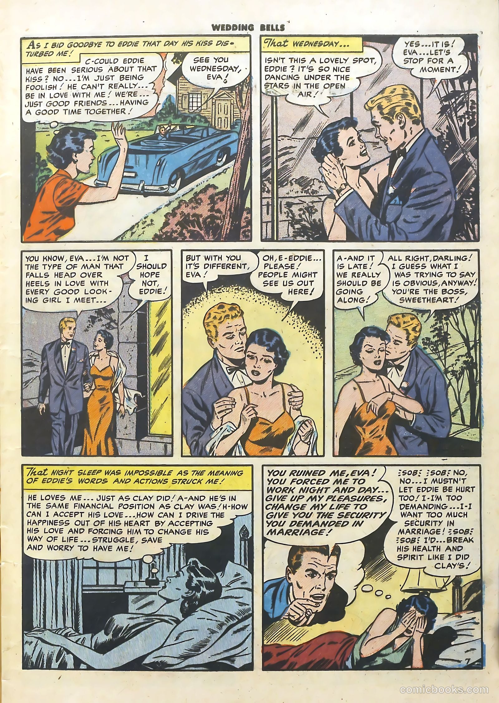 Wedding Bells #4 (1954) — page 9 of 36