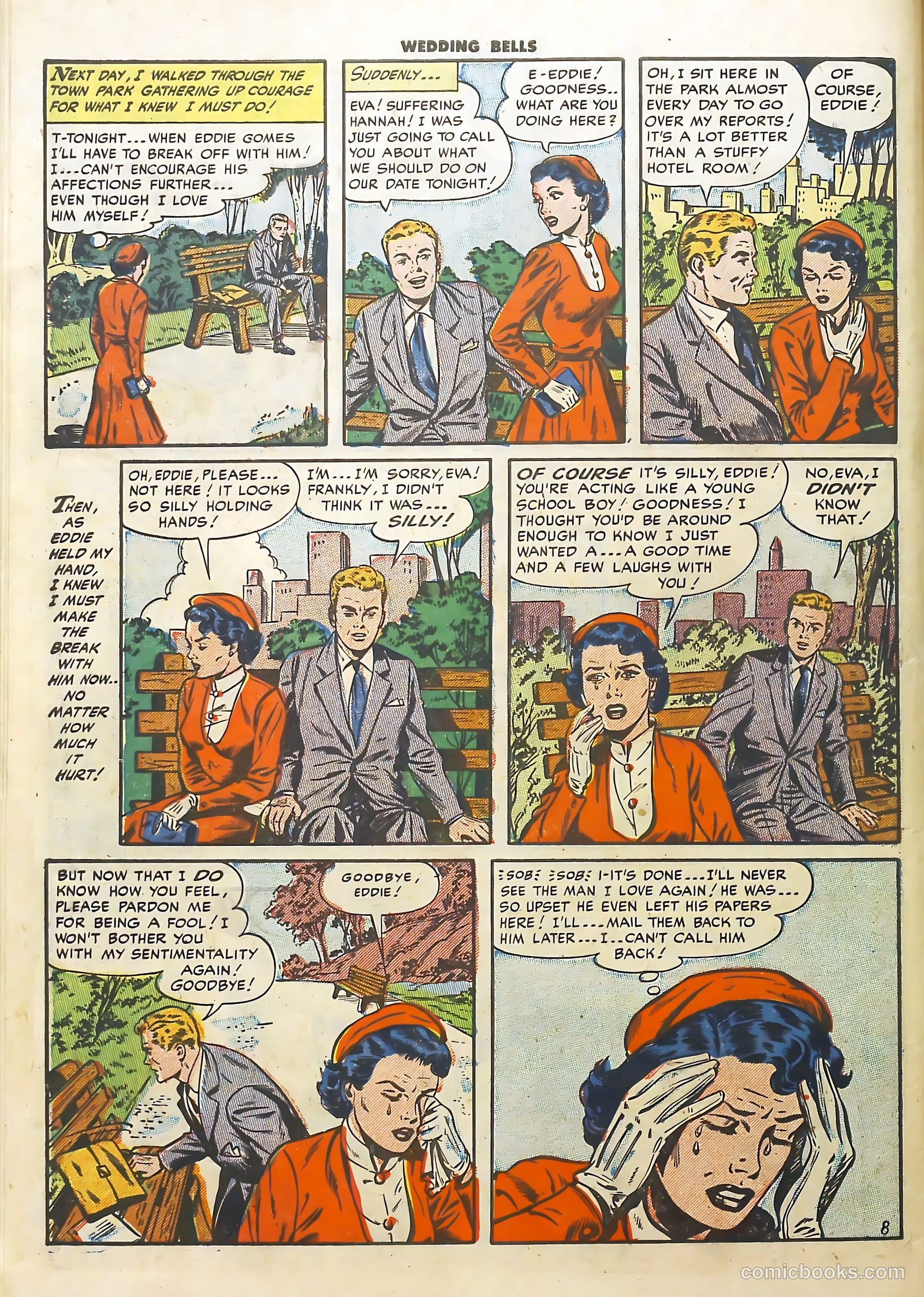 Wedding Bells #4 (1954) — page 10 of 36