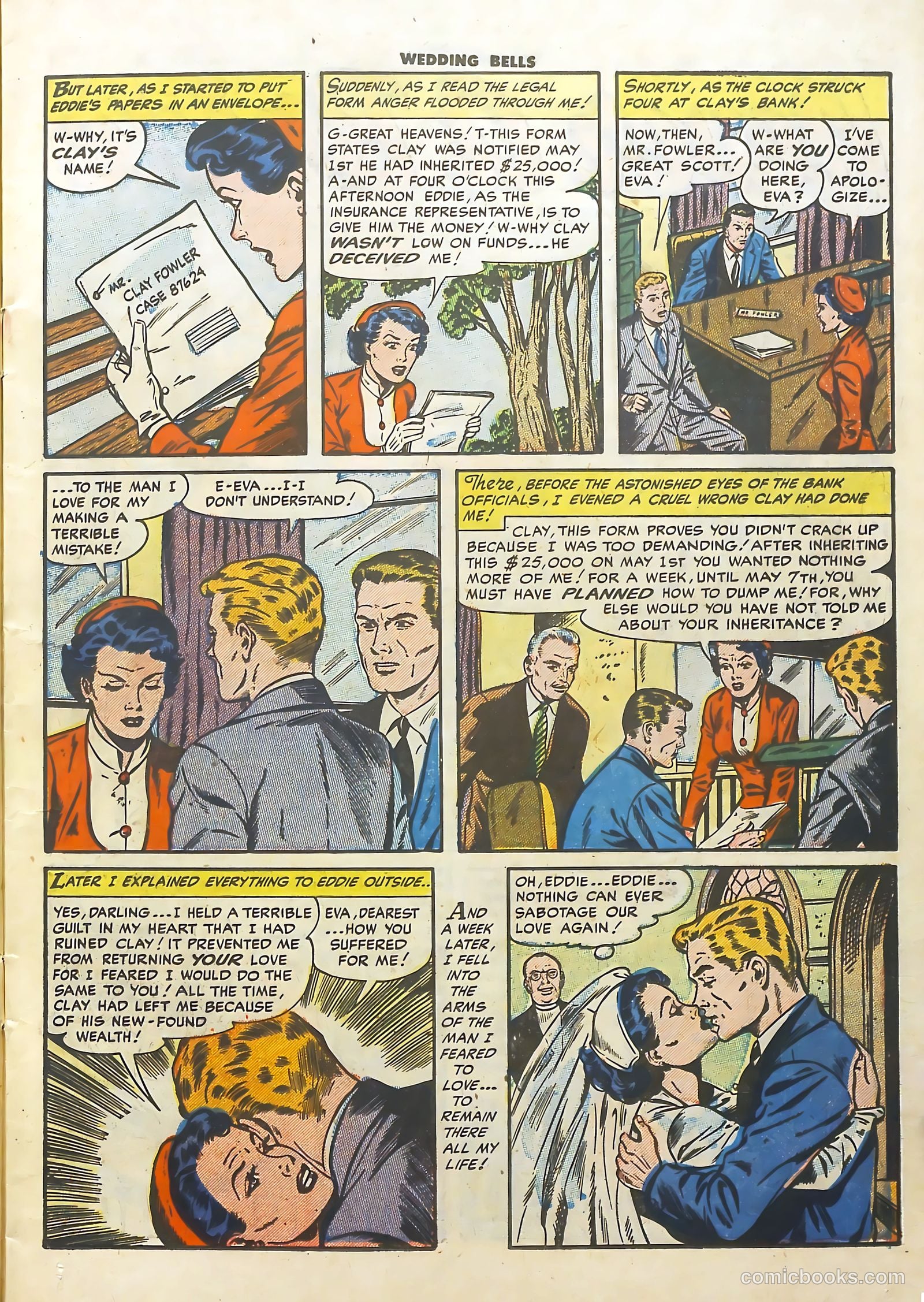 Wedding Bells #4 (1954) — page 11 of 36