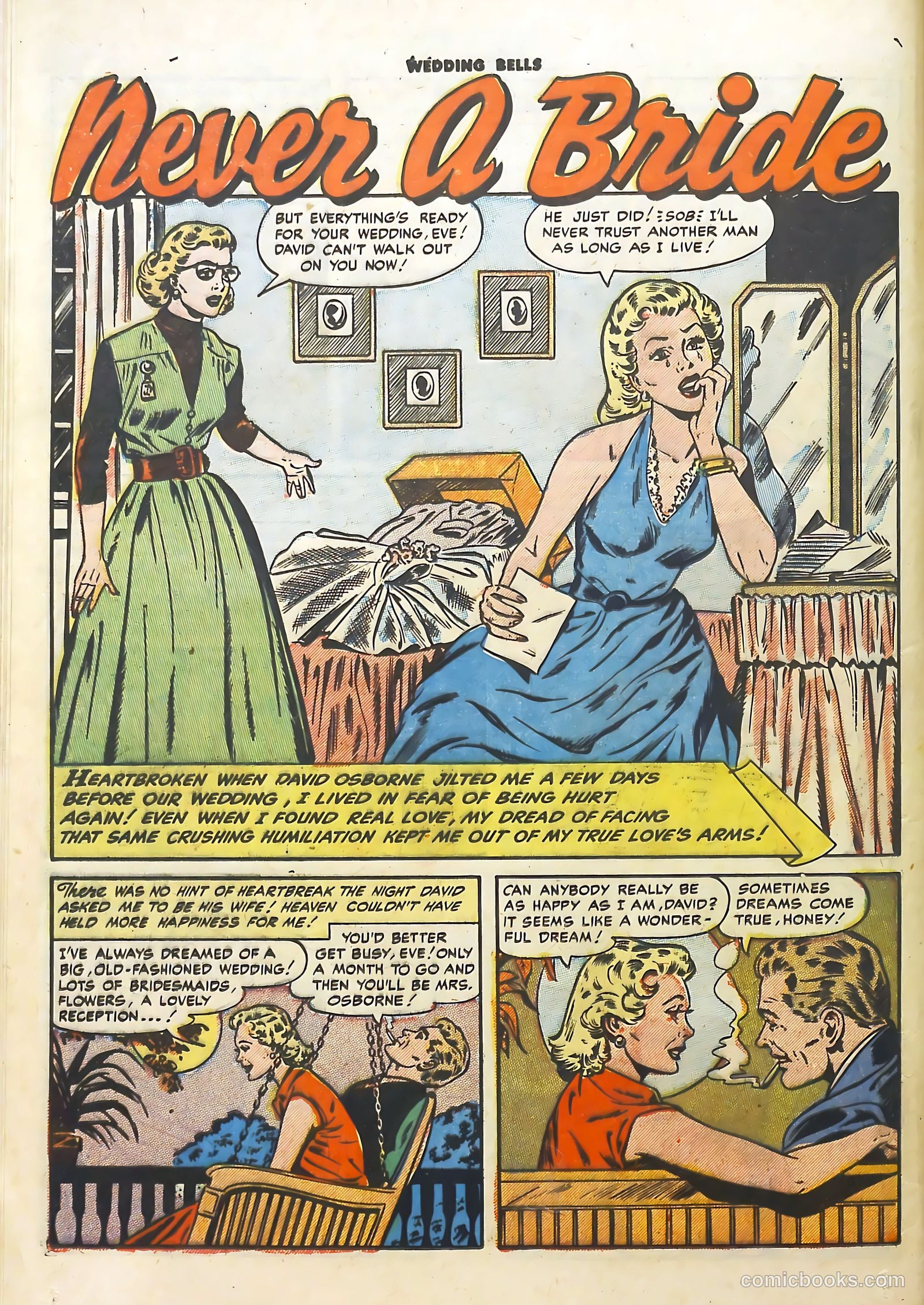 Wedding Bells #4 (1954) — page 12 of 36