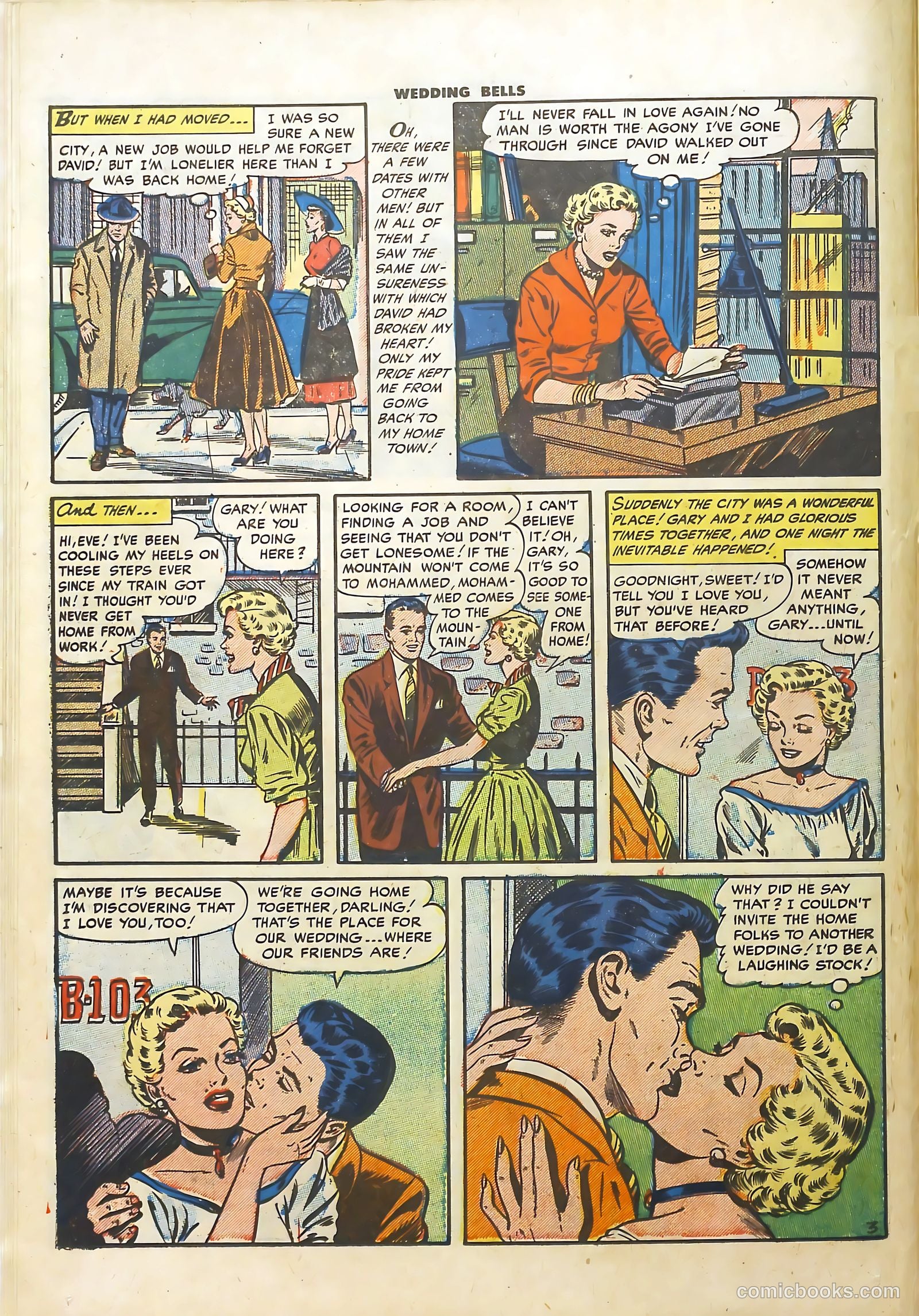 Wedding Bells #4 (1954) — page 14 of 36