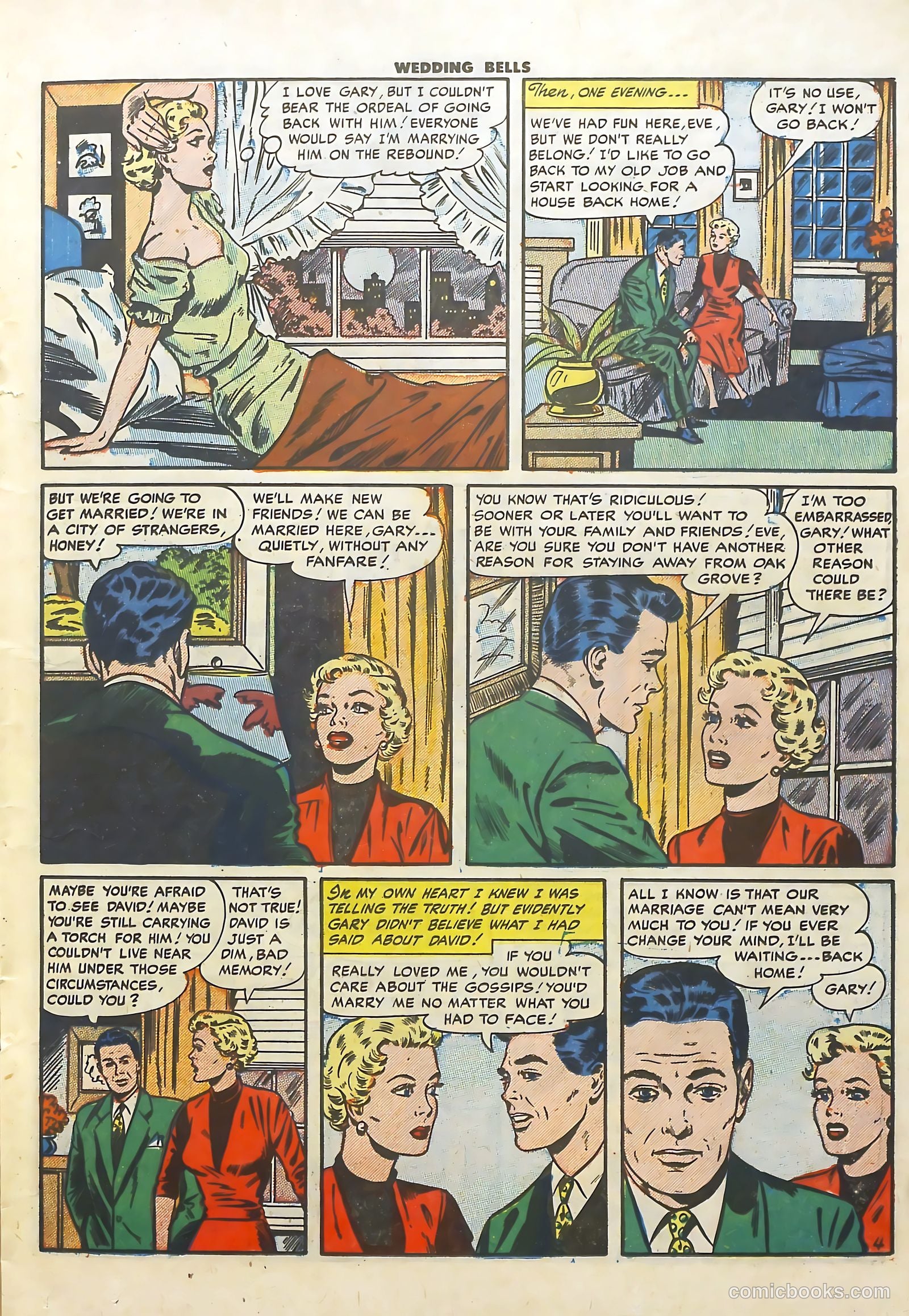 Wedding Bells #4 (1954) — page 15 of 36