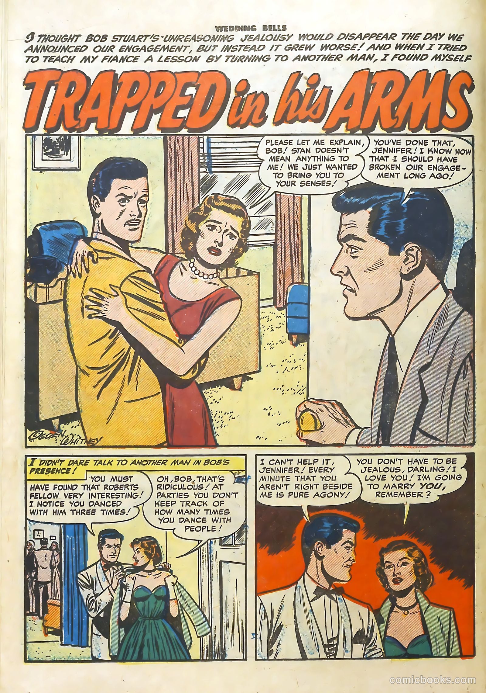 Wedding Bells #4 (1954) — page 18 of 36