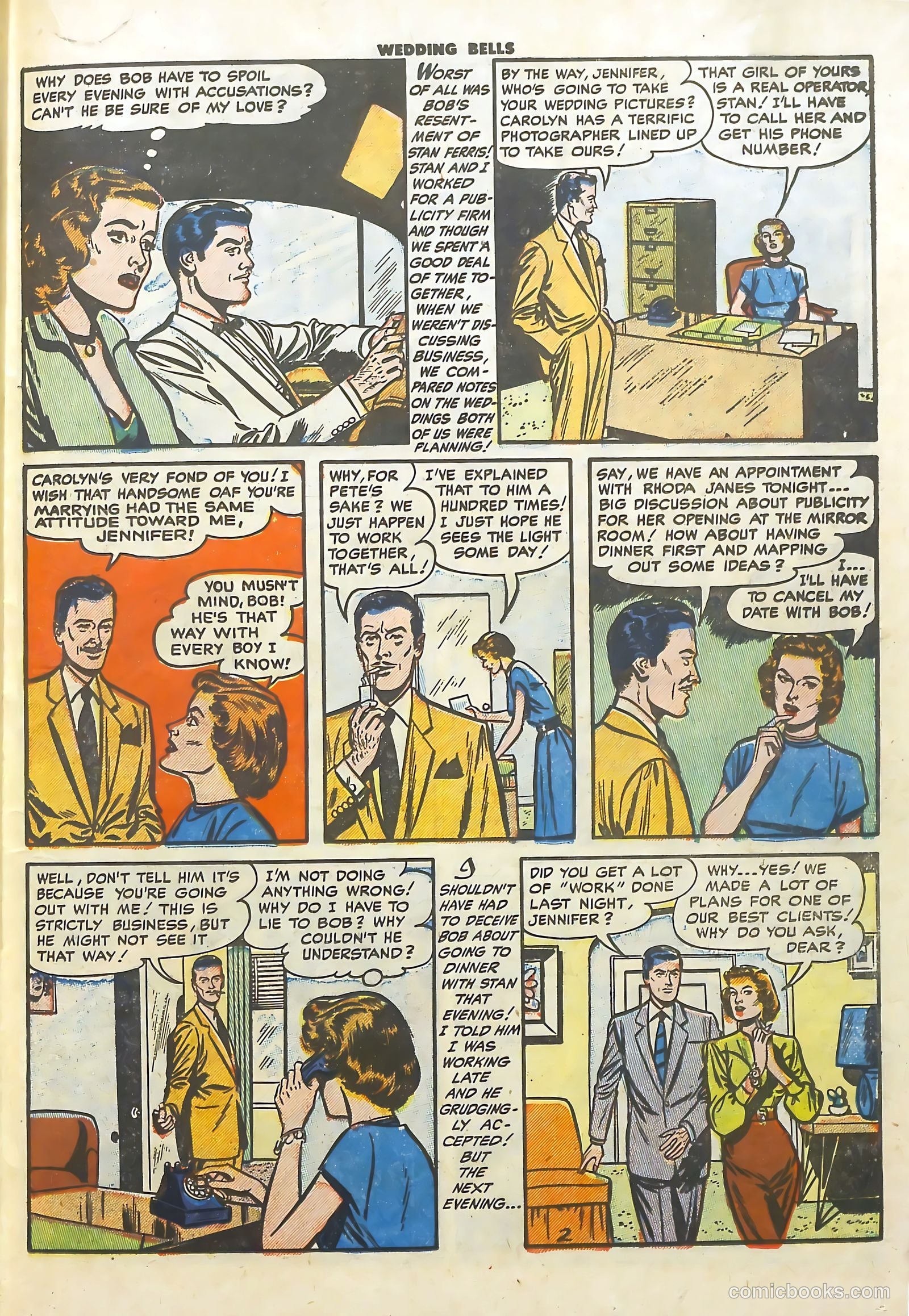 Wedding Bells #4 (1954) — page 19 of 36
