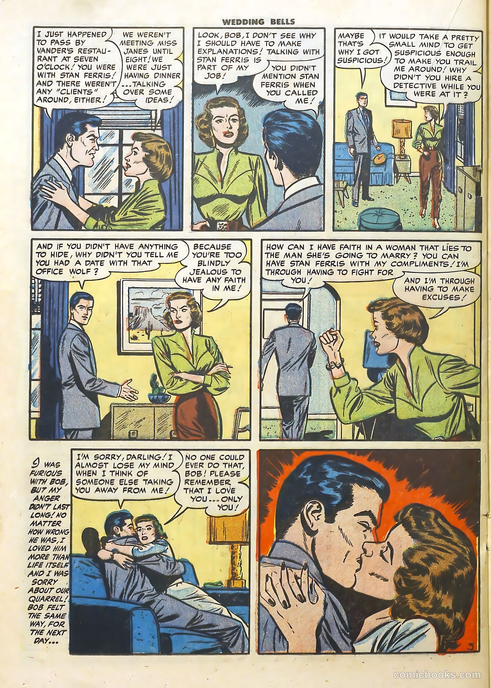 Wedding Bells #4 (1954) — page 20 of 36