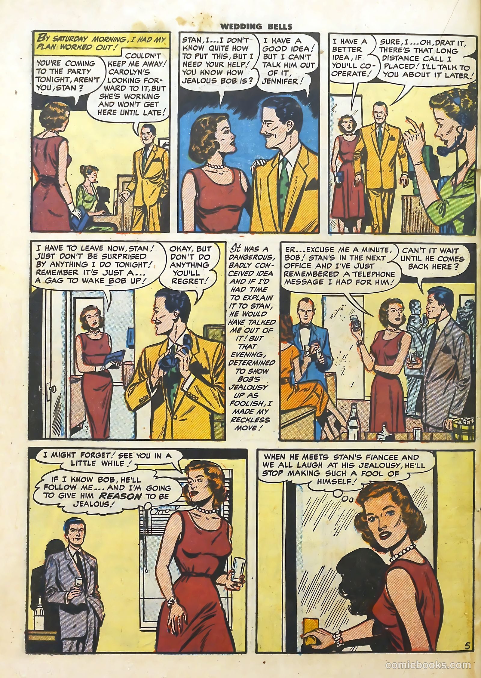Wedding Bells #4 (1954) — page 22 of 36