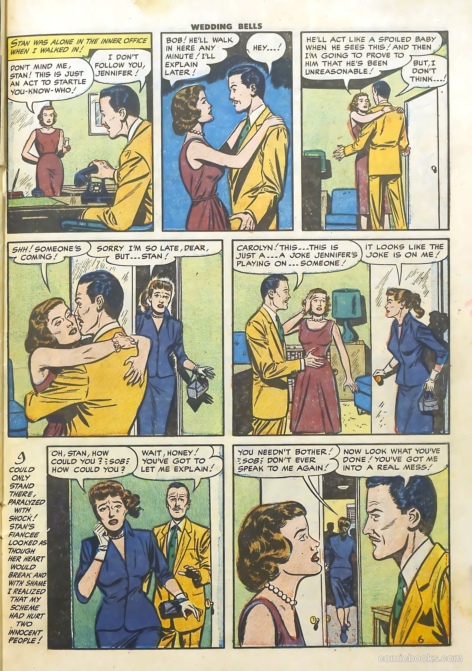 Wedding Bells #4 (1954) — page 23 of 36