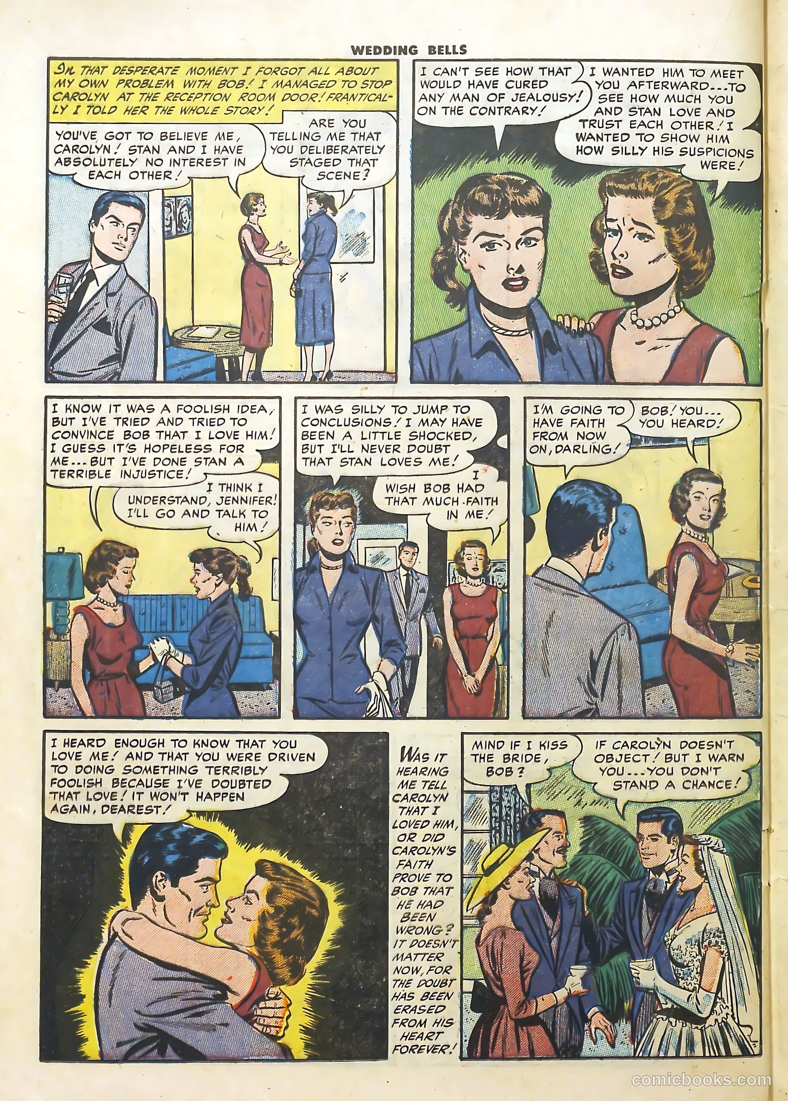 Wedding Bells #4 (1954) — page 24 of 36