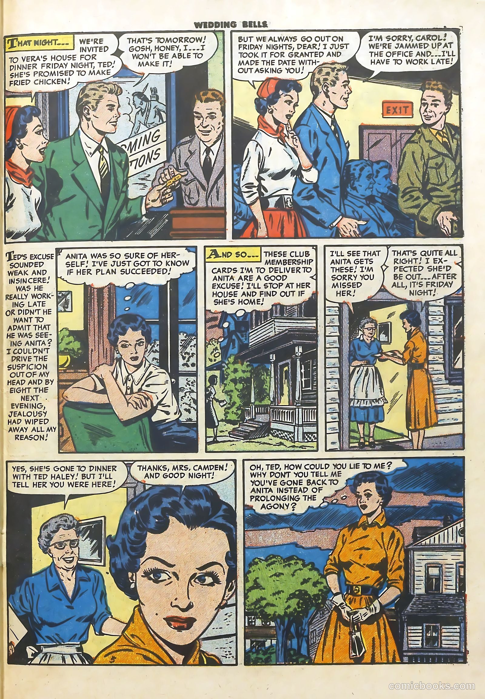 Wedding Bells #4 (1954) — page 31 of 36