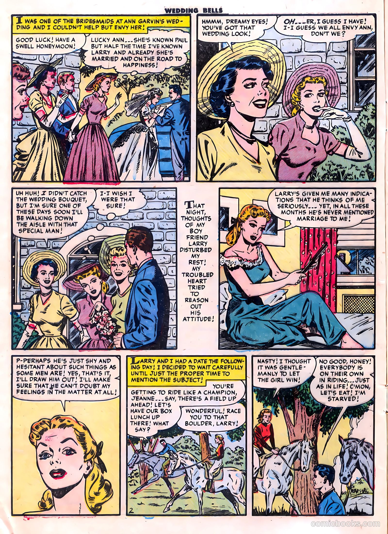 Wedding Bells #5 (1954) — page 4 of 36