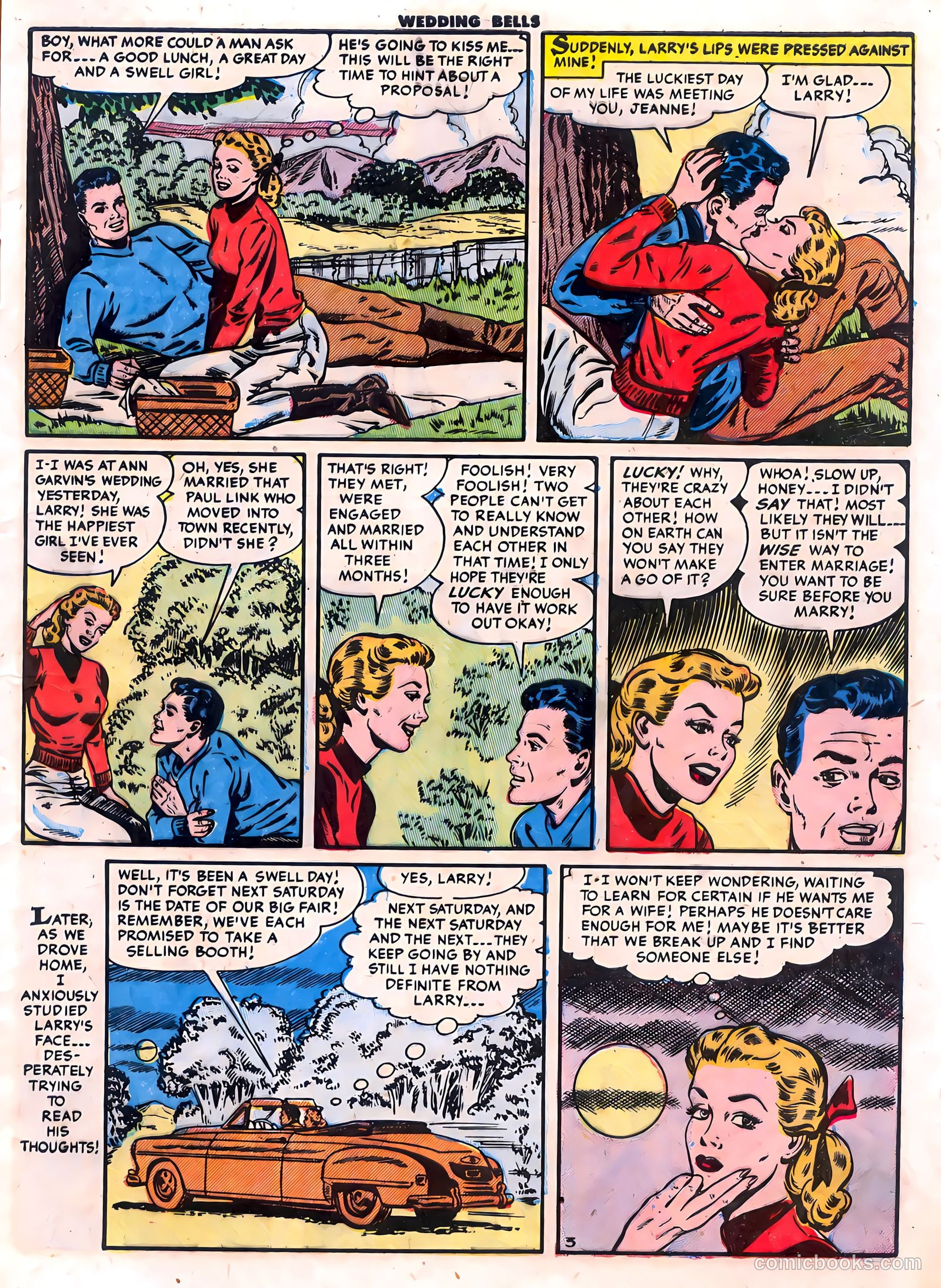 Wedding Bells #5 (1954) — page 5 of 36