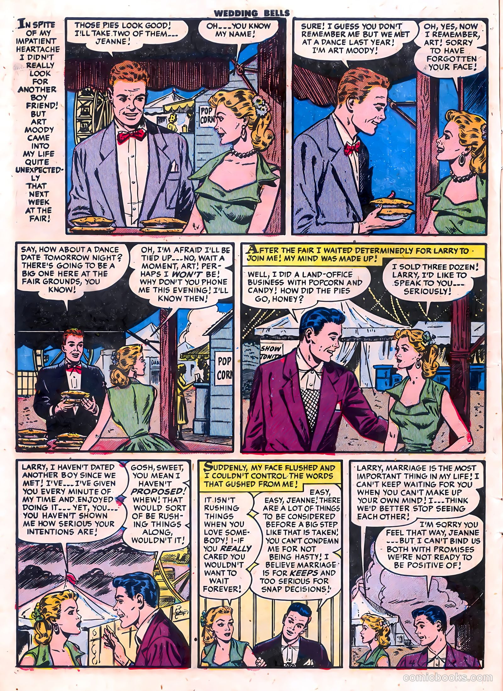 Wedding Bells #5 (1954) — page 6 of 36