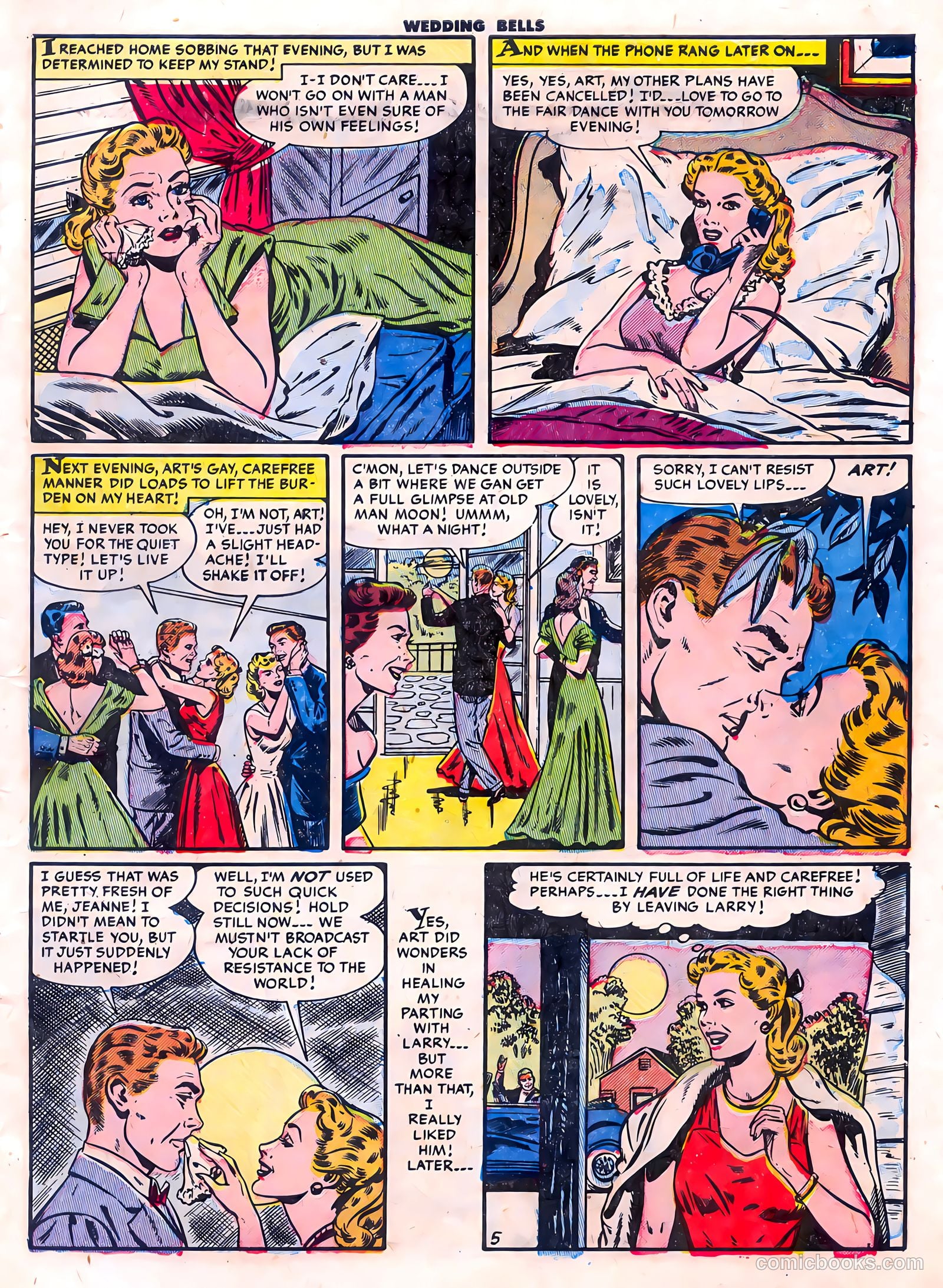 Wedding Bells #5 (1954) — page 7 of 36