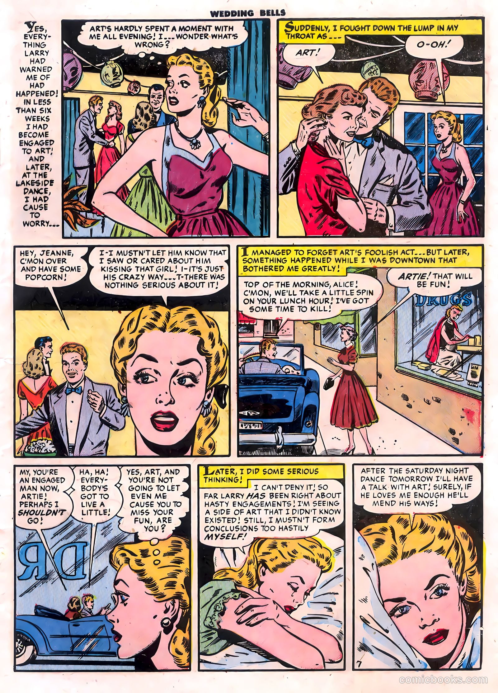 Wedding Bells #5 (1954) — page 9 of 36
