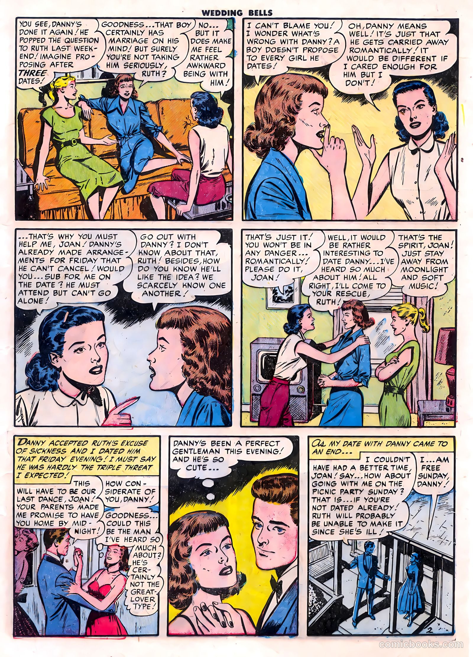 Wedding Bells #5 (1954) — page 13 of 36
