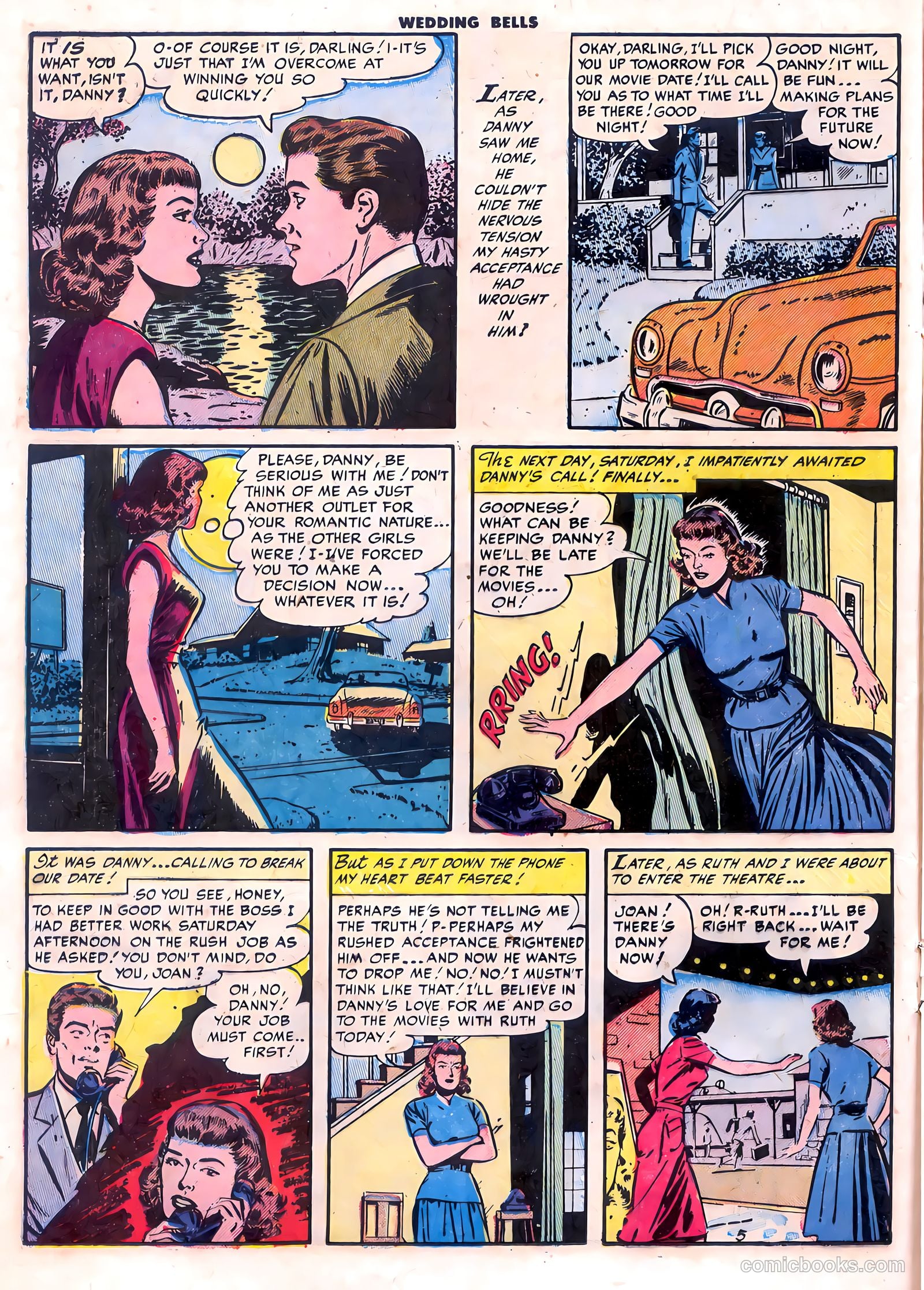 Wedding Bells #5 (1954) — page 16 of 36