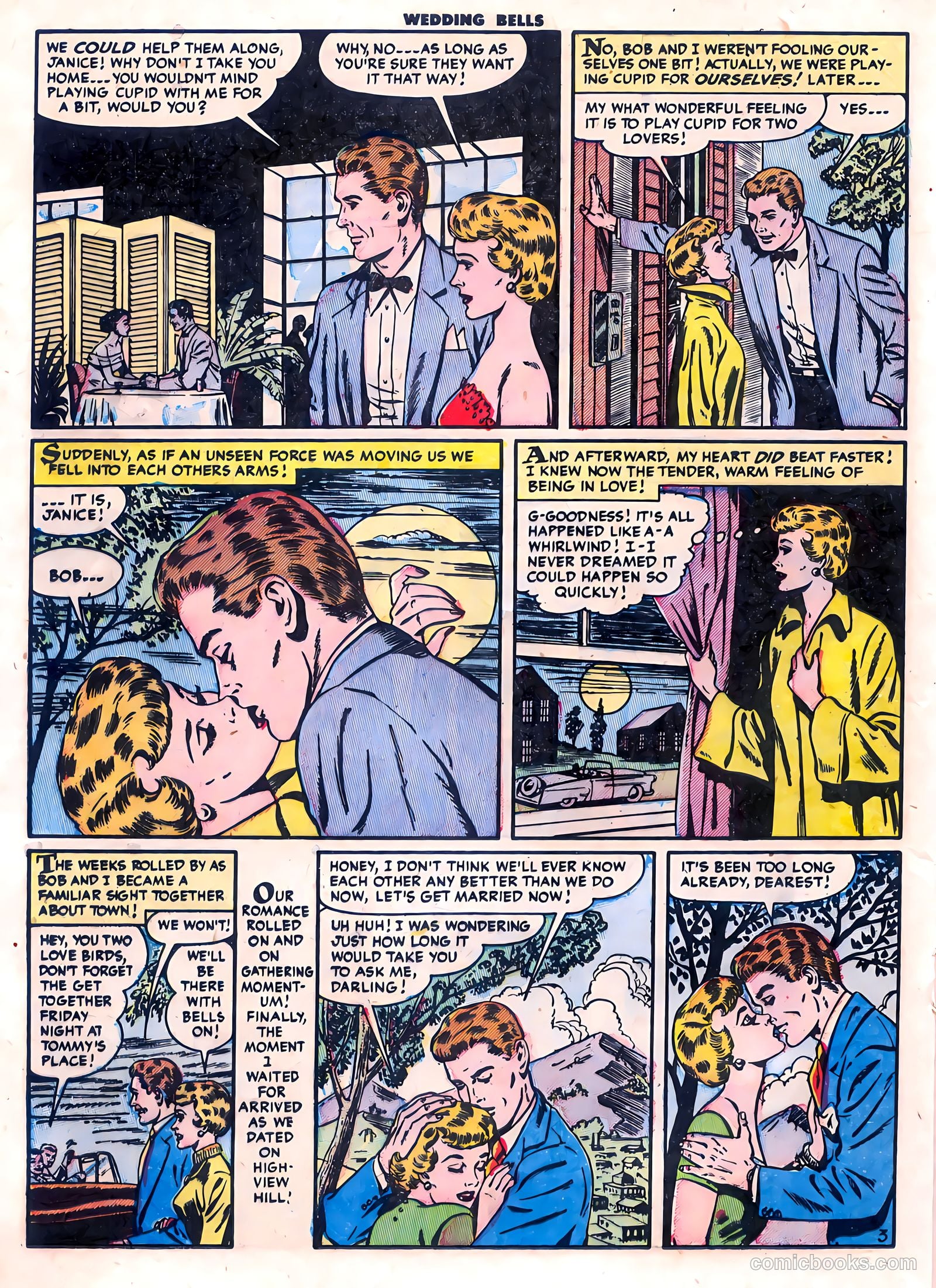 Wedding Bells #5 (1954) — page 20 of 36