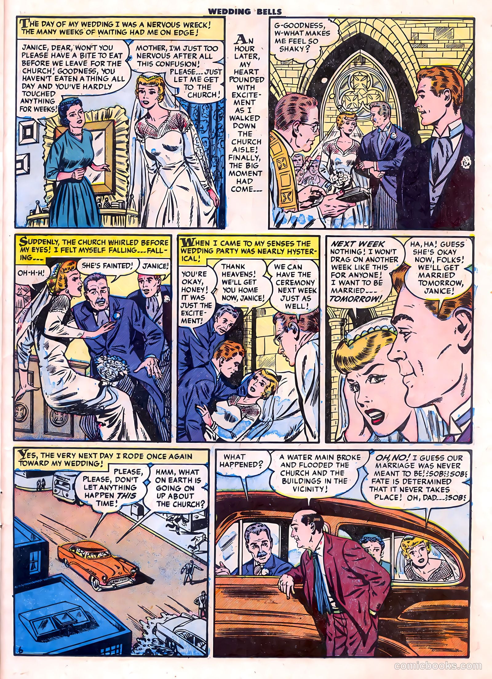 Wedding Bells #5 (1954) — page 23 of 36