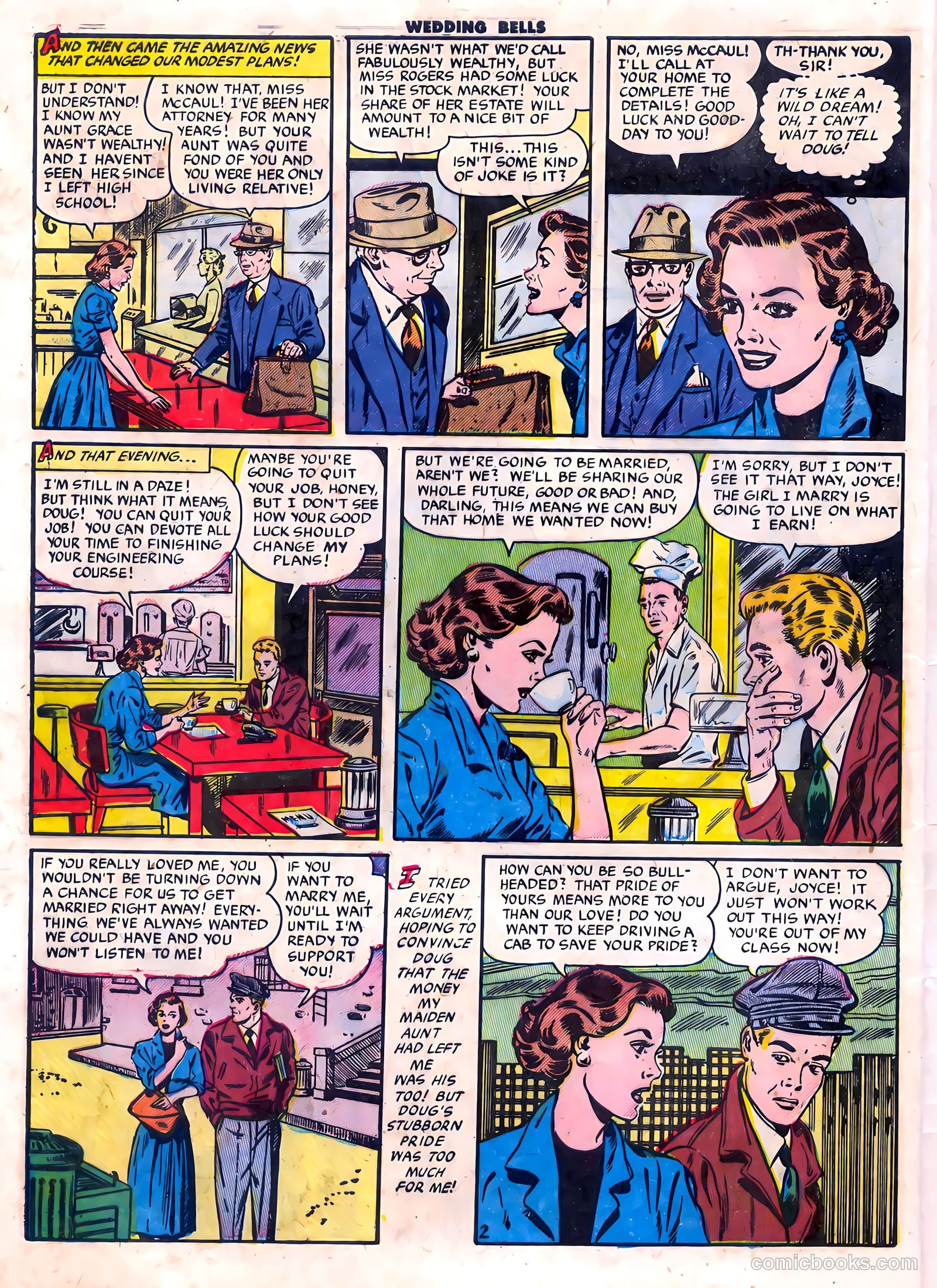 Wedding Bells #5 (1954) — page 28 of 36