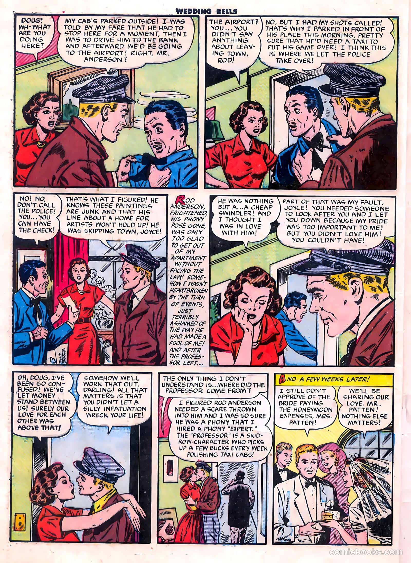 Wedding Bells #5 (1954) — page 32 of 36
