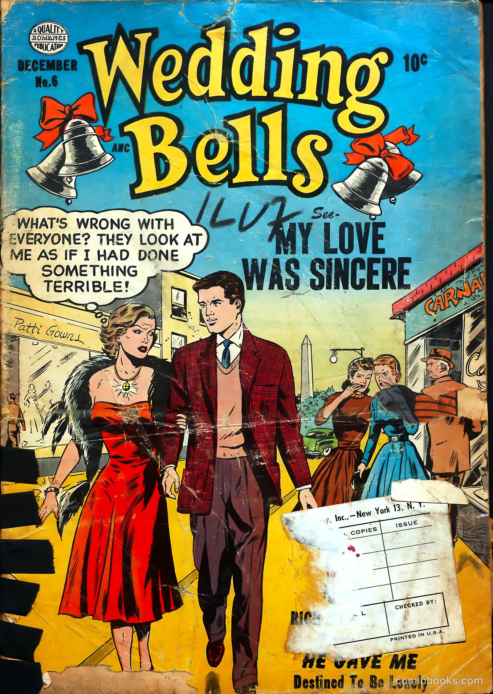 Wedding Bells #6 (1954) — page 2 of 37