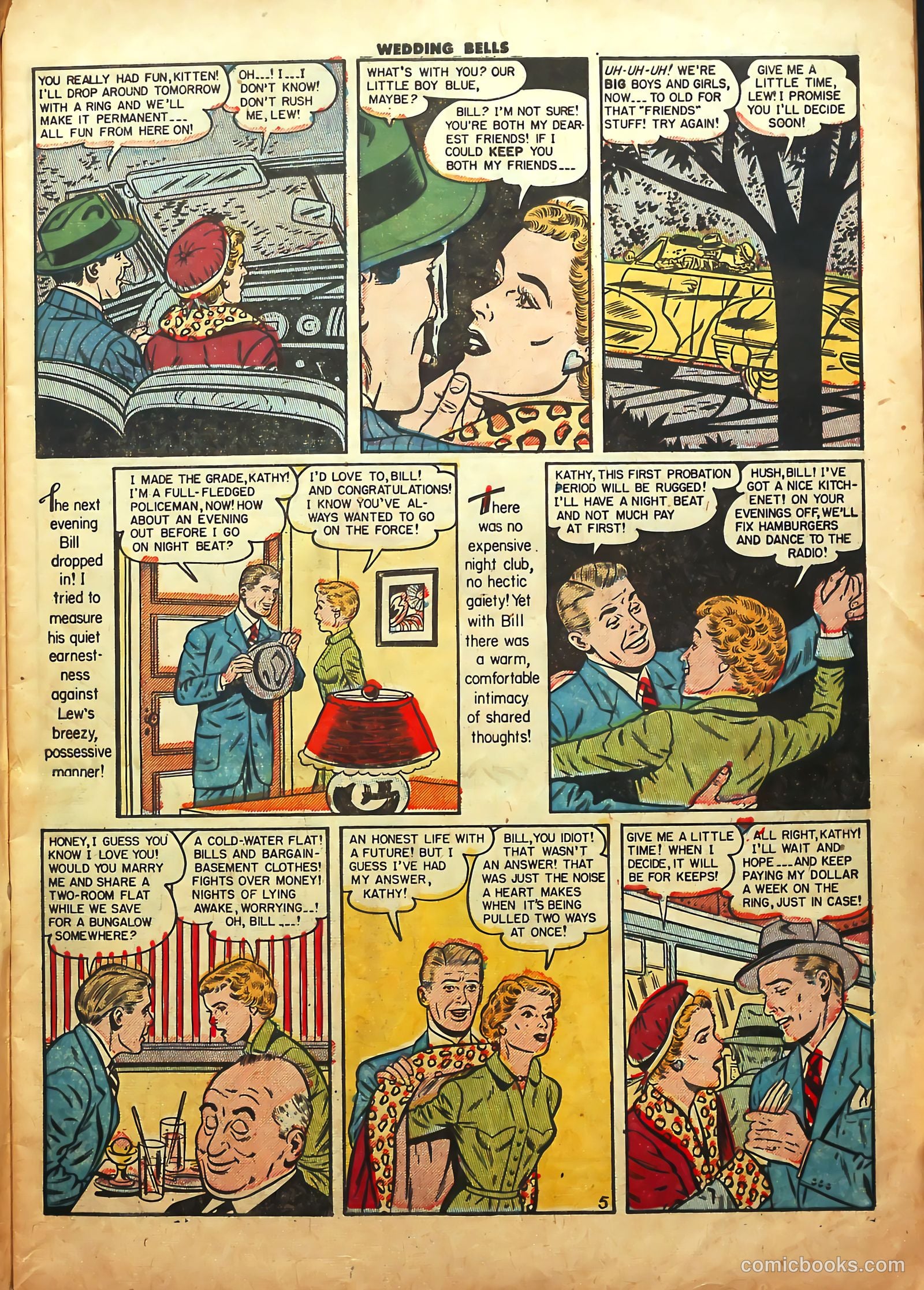 Wedding Bells #6 (1954) — page 8 of 37