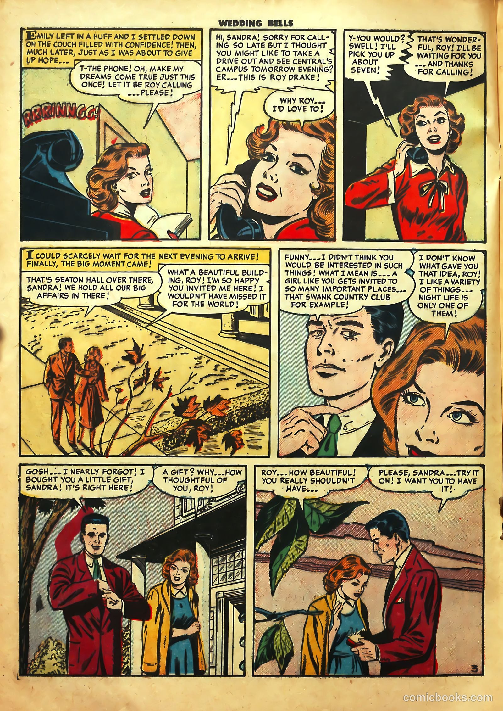 Wedding Bells #6 (1954) — page 21 of 37
